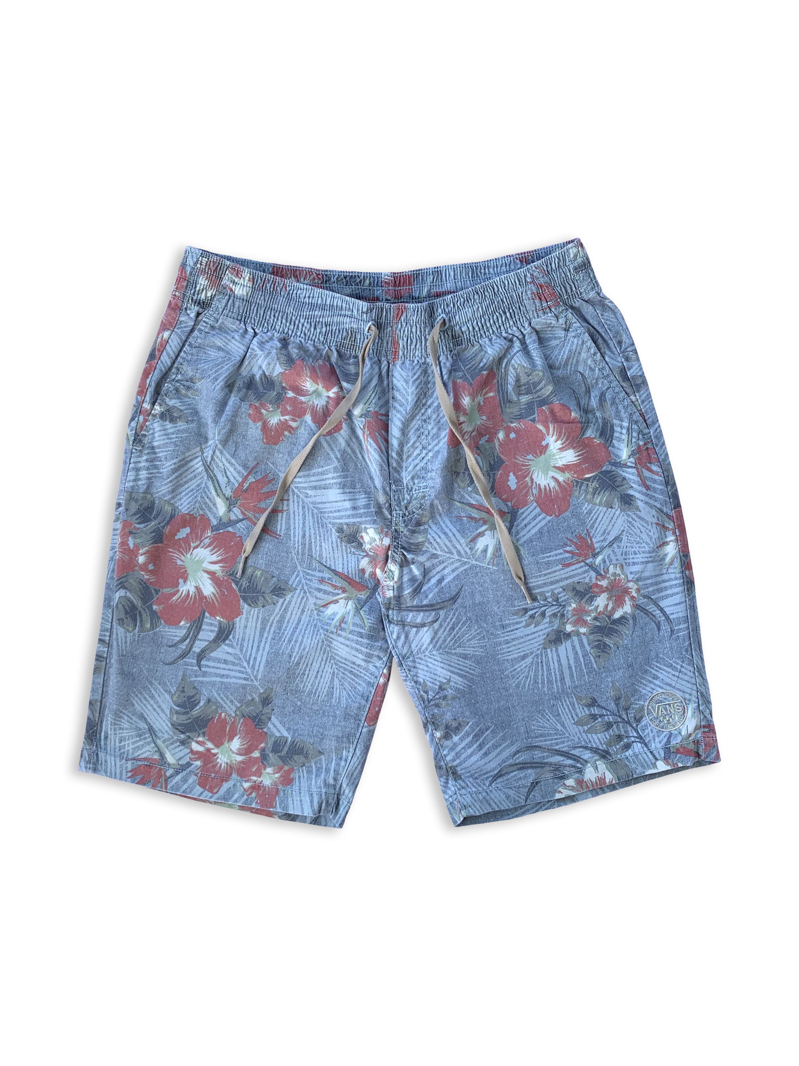 Vans Y2K VANS shorts Floral print Skateboarding 2000s Beach S Grailed