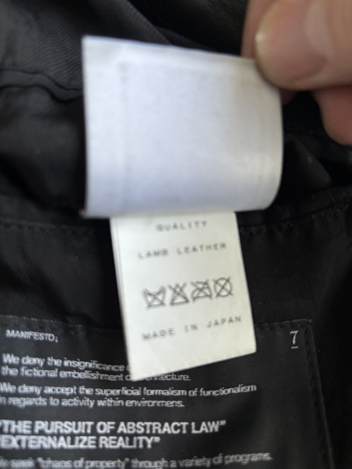 Julius JULIUS SS11 “Chaos; Ontological Anarchism” Leather Jacket Size US S / EU 44-46 / 1 - 10 Thumbnail