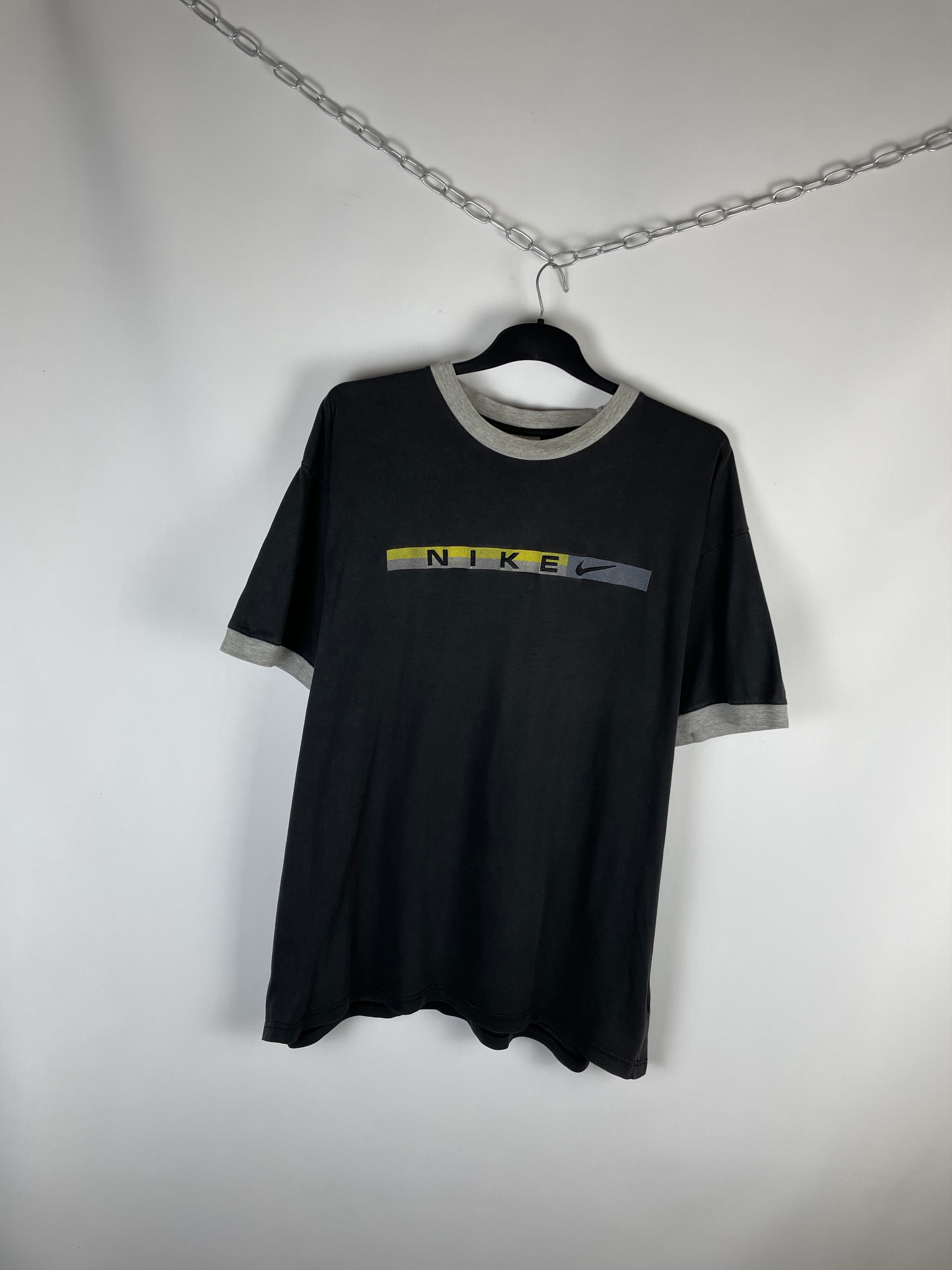 Nike × Vintage Vintage Nike Center Logo Tee 90s Size US XXL / EU 58 / 5 - 2 Thumbnail