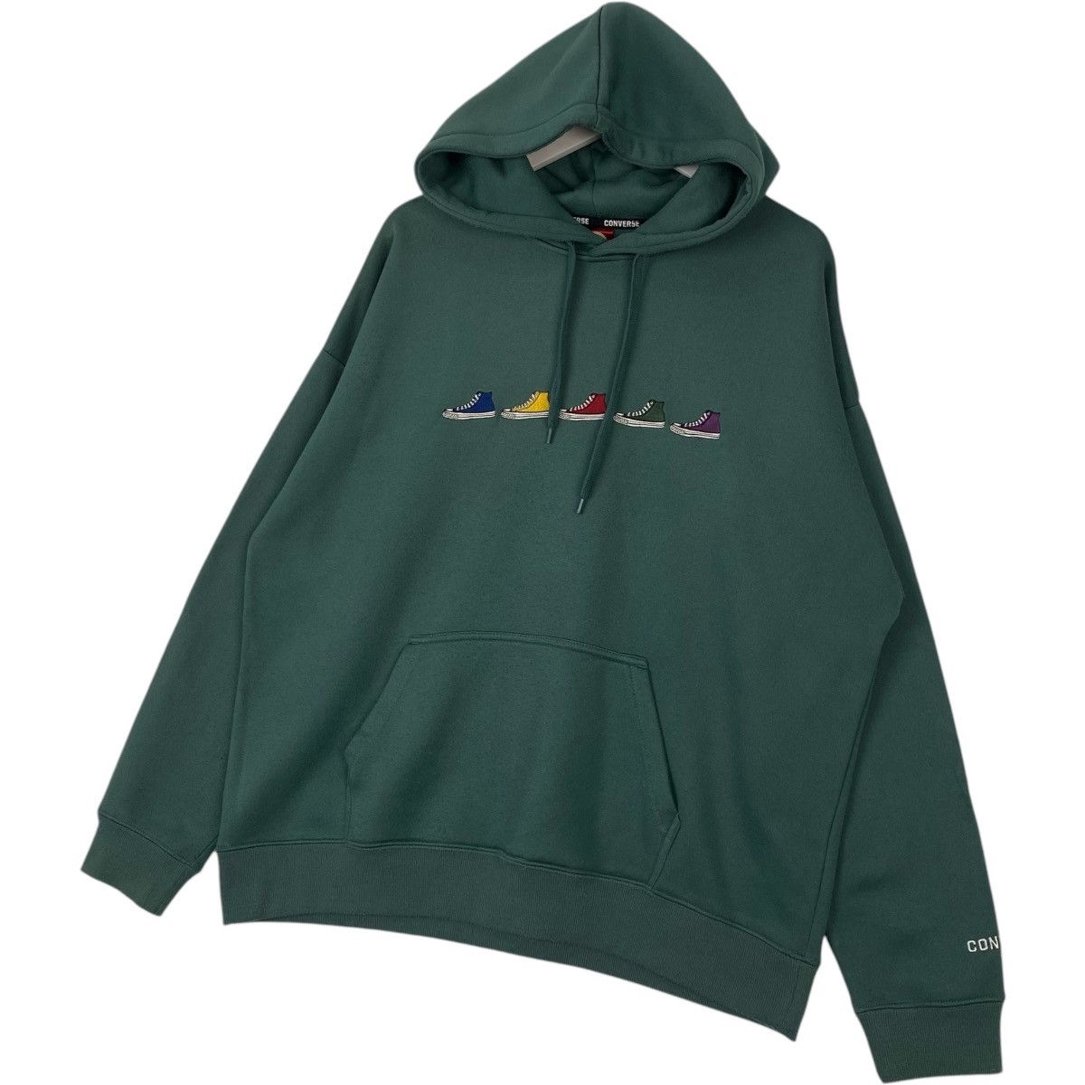 Converse Vintage Converse All Star Pullover Jumper Green Size L Size US L / EU 52-54 / 3 - 2 Thumbnail