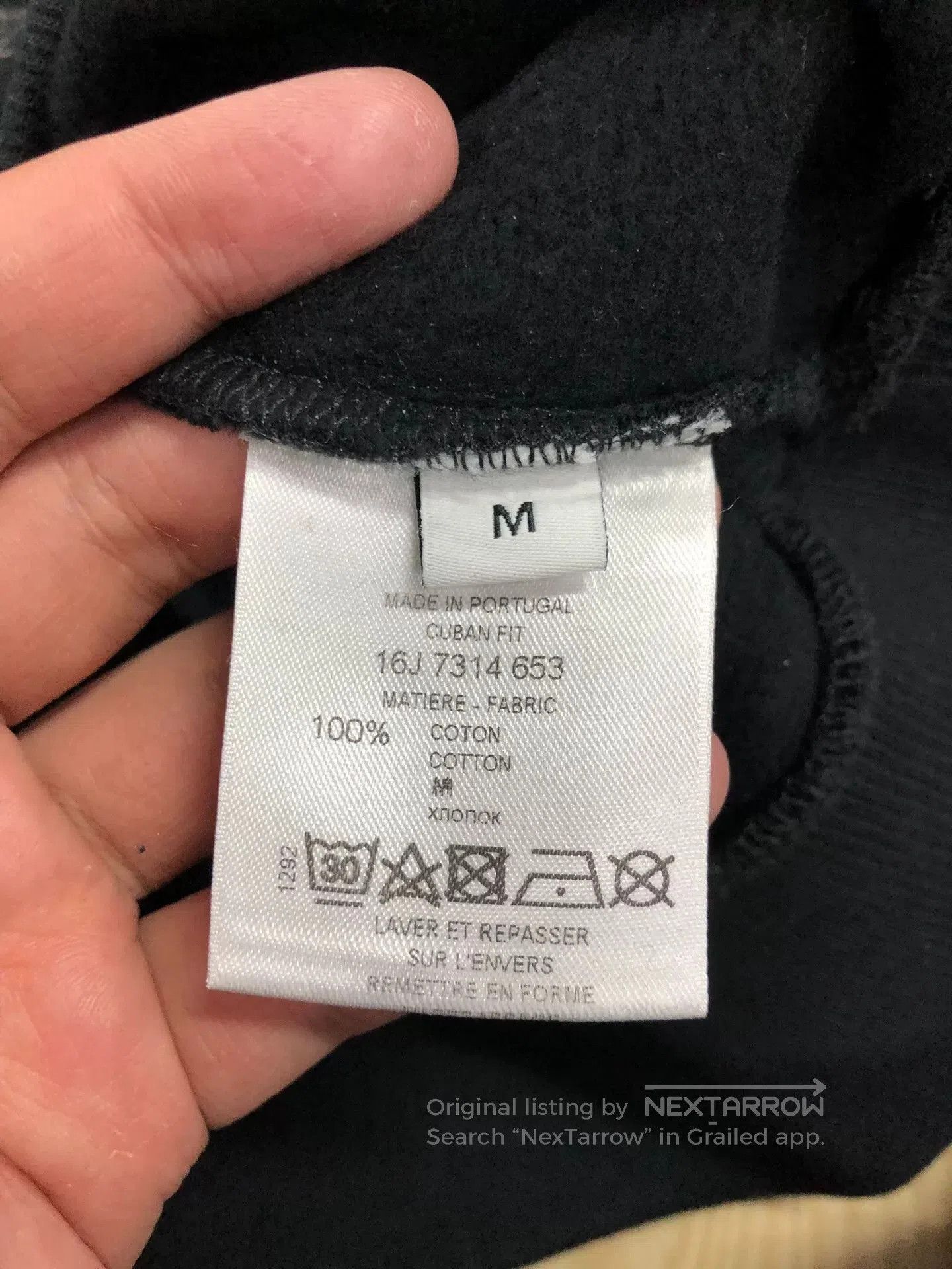 givenchy black jesus crew neck sweatshirt M.