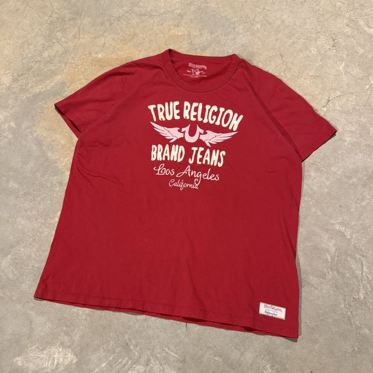 True Religion Vintage 2000s True Religion Logo Tee Chief Keef Cyber Y2K Size US XL / EU 56 / 4 - 2 Thumbnail