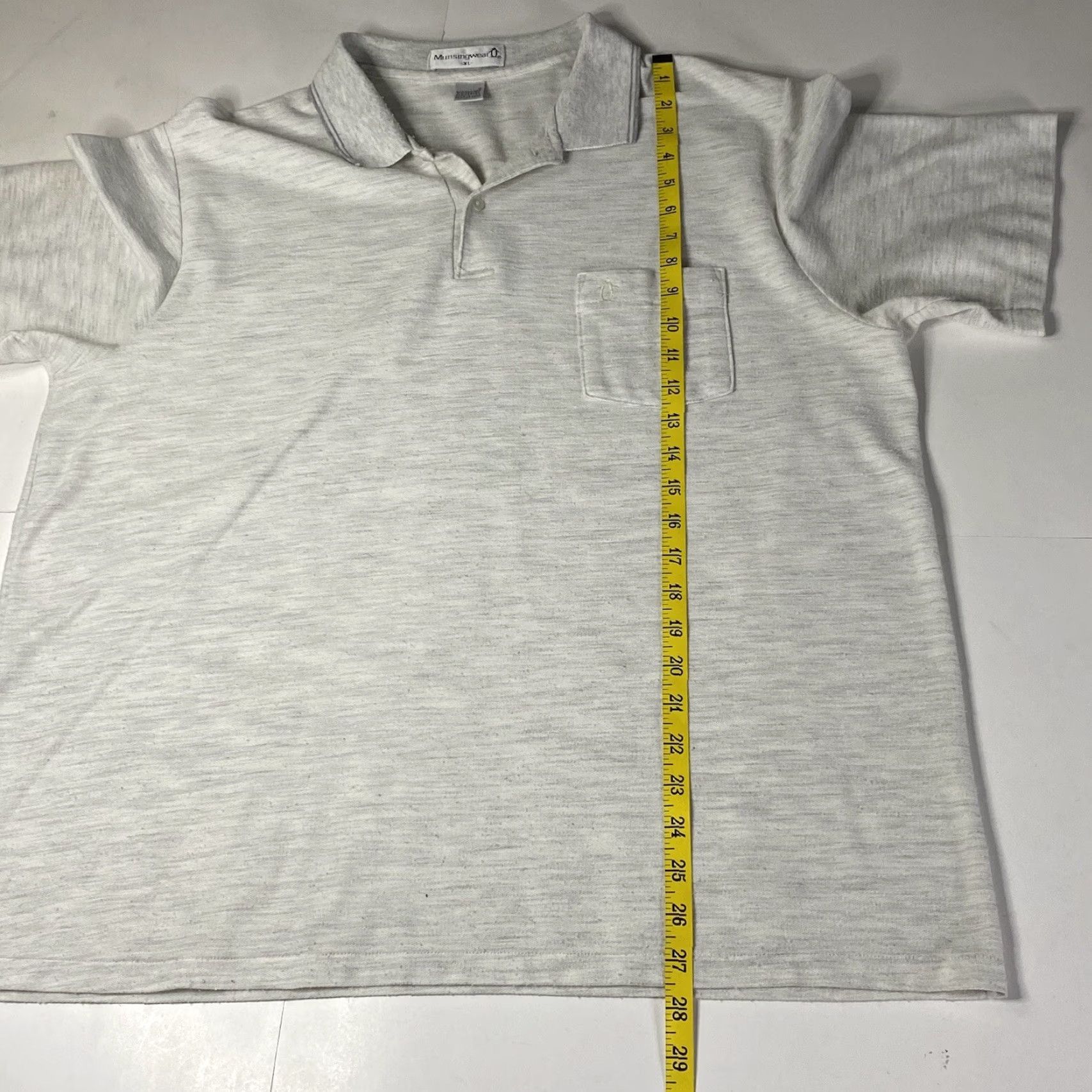 Vintage Munsingwear Mens XL Golf Polo Pocket Made In USA Shirt Polo Adult XL White Size US XL / EU 56 / 4 - 4 Thumbnail
