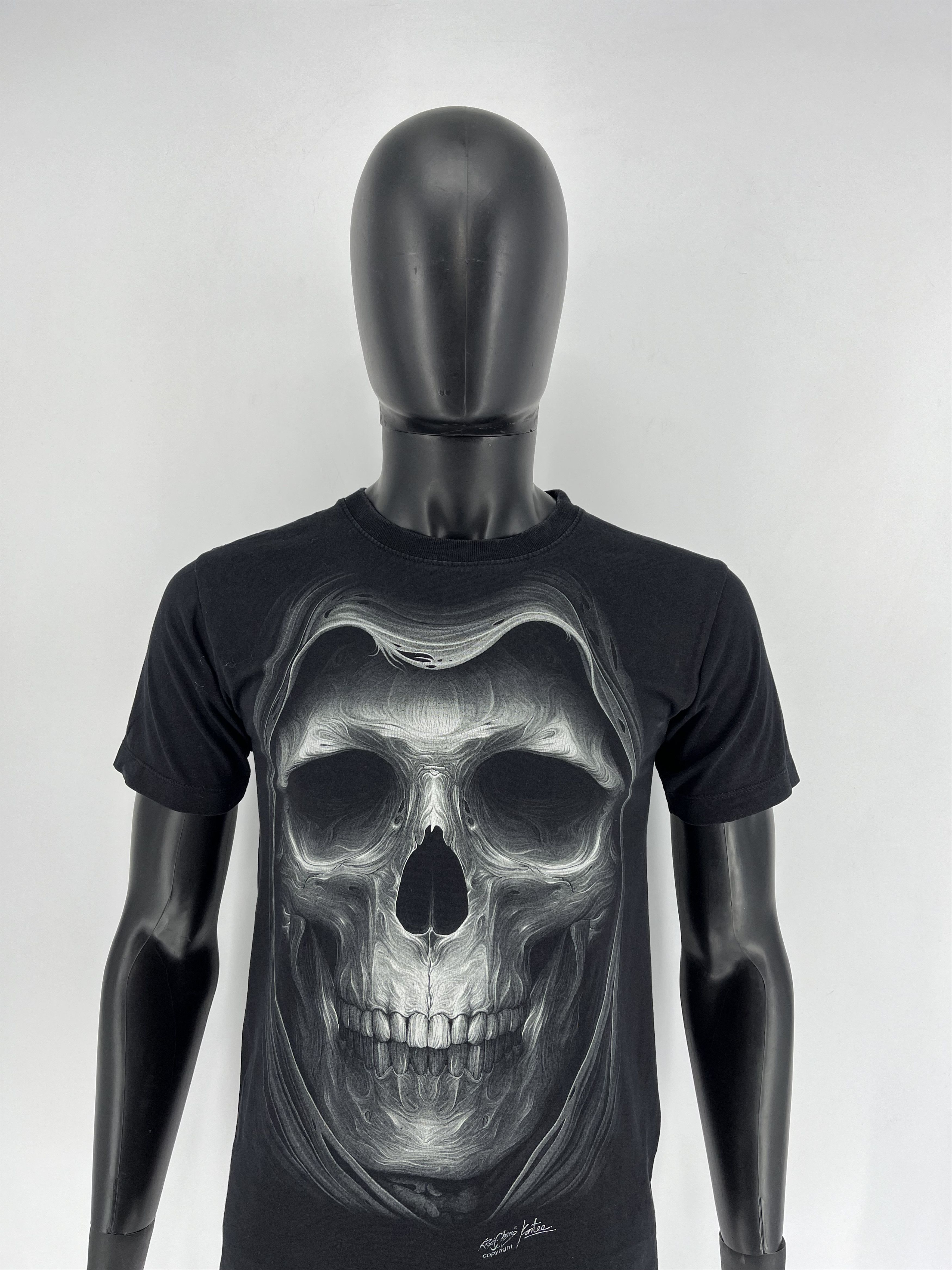 Band Tees Skulls Vintage Y2K Rock Metal Size XL Black Reverse Logo Size US S / EU 44-46 / 1 - 1 Thumbnail