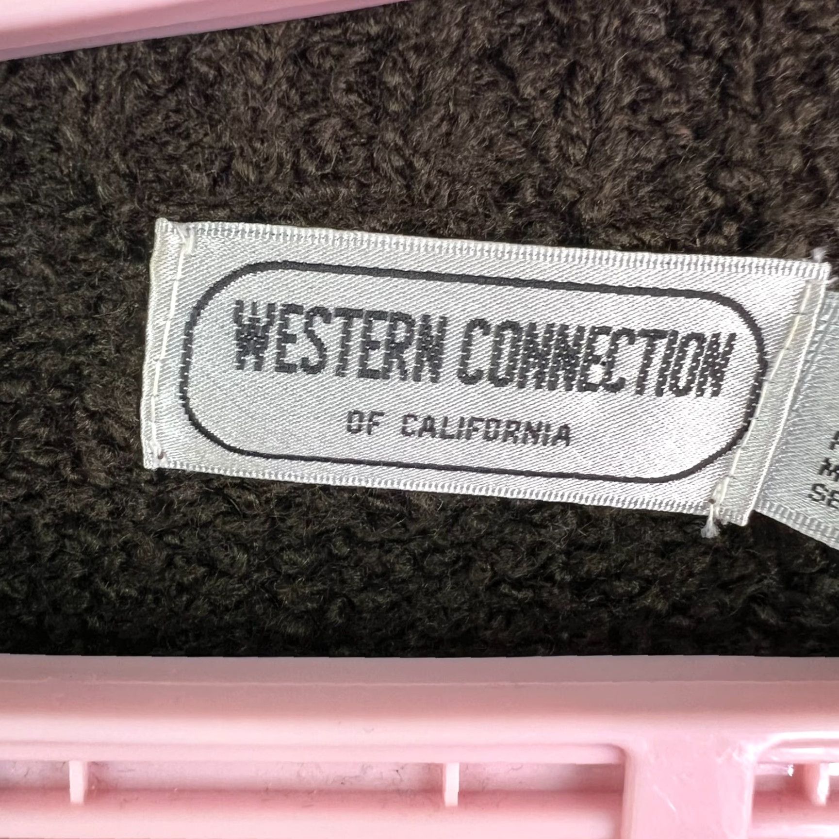 Vintage VINTAGE Western Connection Cardigan Women M Brown Open Pockets Knit Acrylic 90s Western Barbie Decorator Womens Size M / US 6-8 / IT 42-44 - 3 Thumbnail