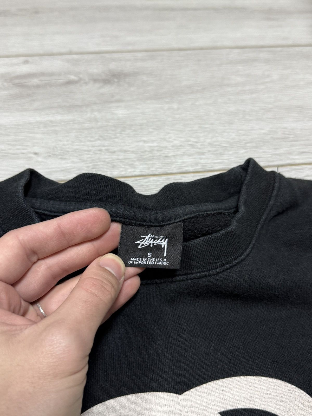 Stussy Stussy made jn USA SS Big logo tape vintage sweatshirt Size US S / EU 44-46 / 1 - 4 Thumbnail