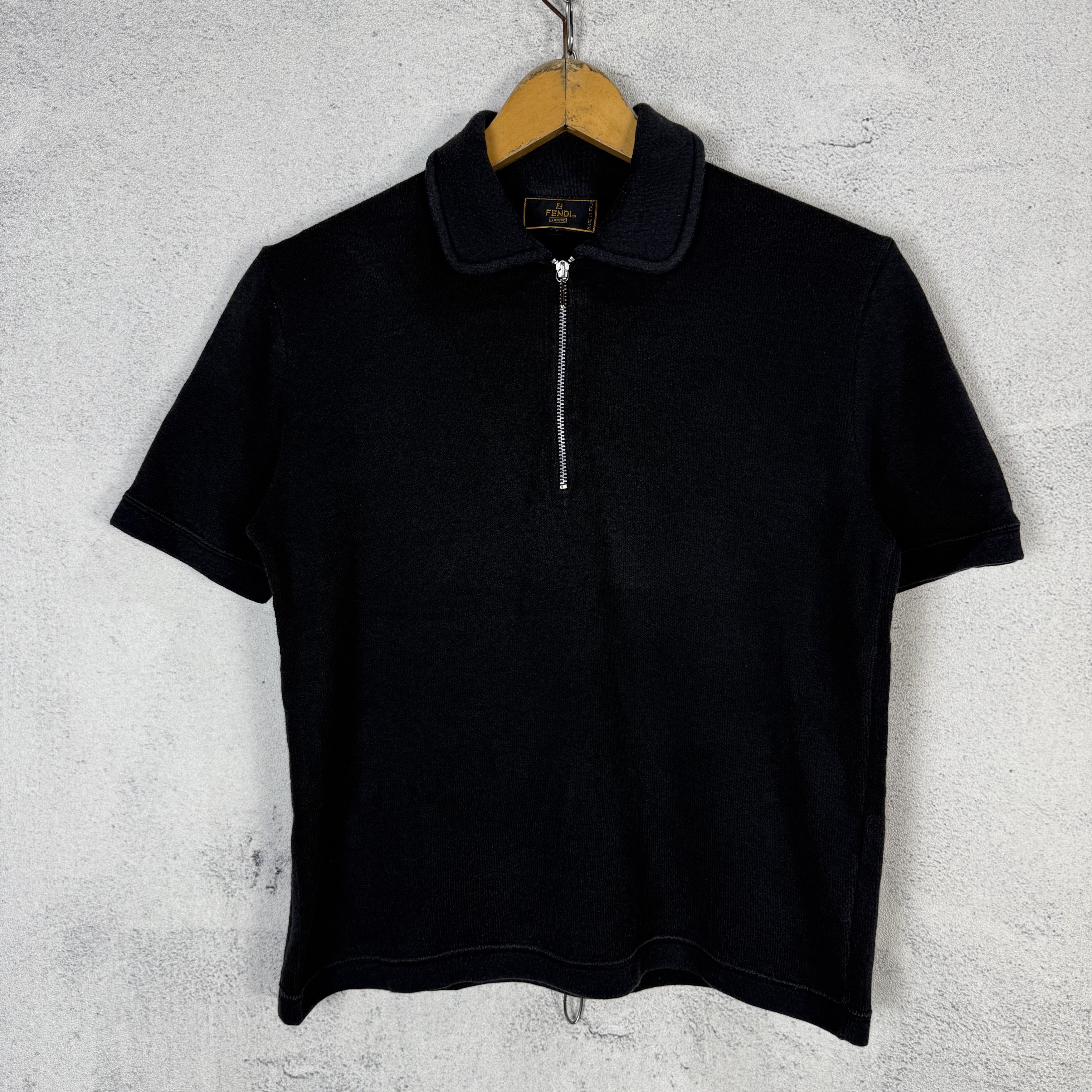 Fendi Vintage Fendi Knit Polo Size S / US 4 / IT 40 - 1 Thumbnail