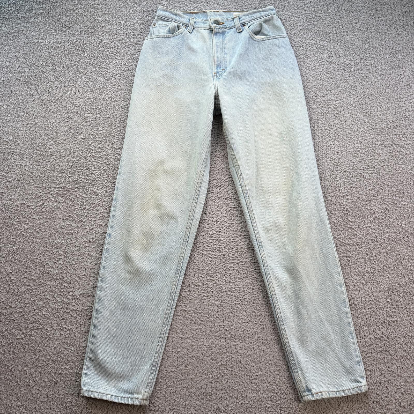 Levi's Levis 550 Relaxed Fit Jeans Mens 29x31 Light Wash Vintage Size US 29 - 1 Thumbnail