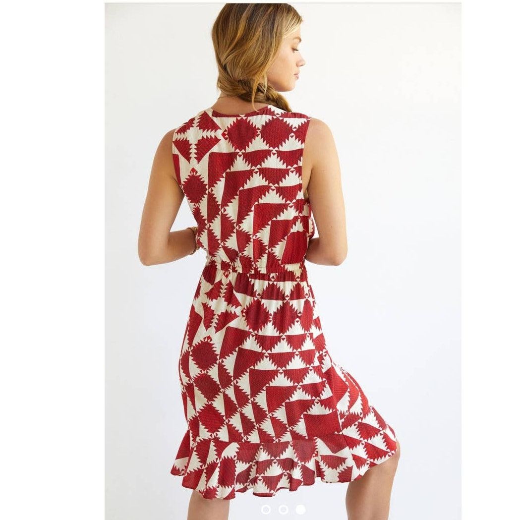 Anthropologie New Anthropologie Plenty by Tracy Reese Geometric Mini Dress Size XS / US 0-2 / IT 36-38 - 2 Thumbnail