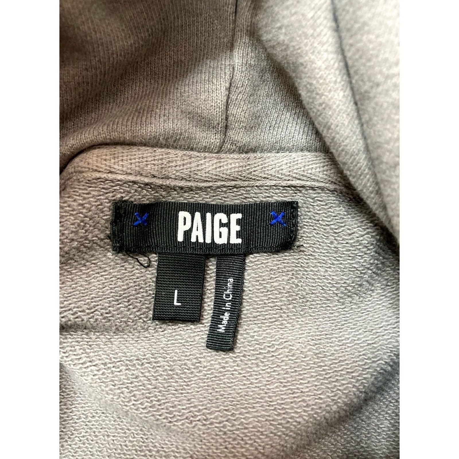 Paige Paige Pullover Hoodie Women Large Gray Size L / US 10 / IT 46 - 3 Thumbnail