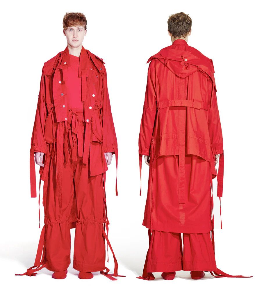 Craig Green AW2015 Parachute Jacket Navy & Red Size US XS / EU 42 / 0 - 3 Thumbnail