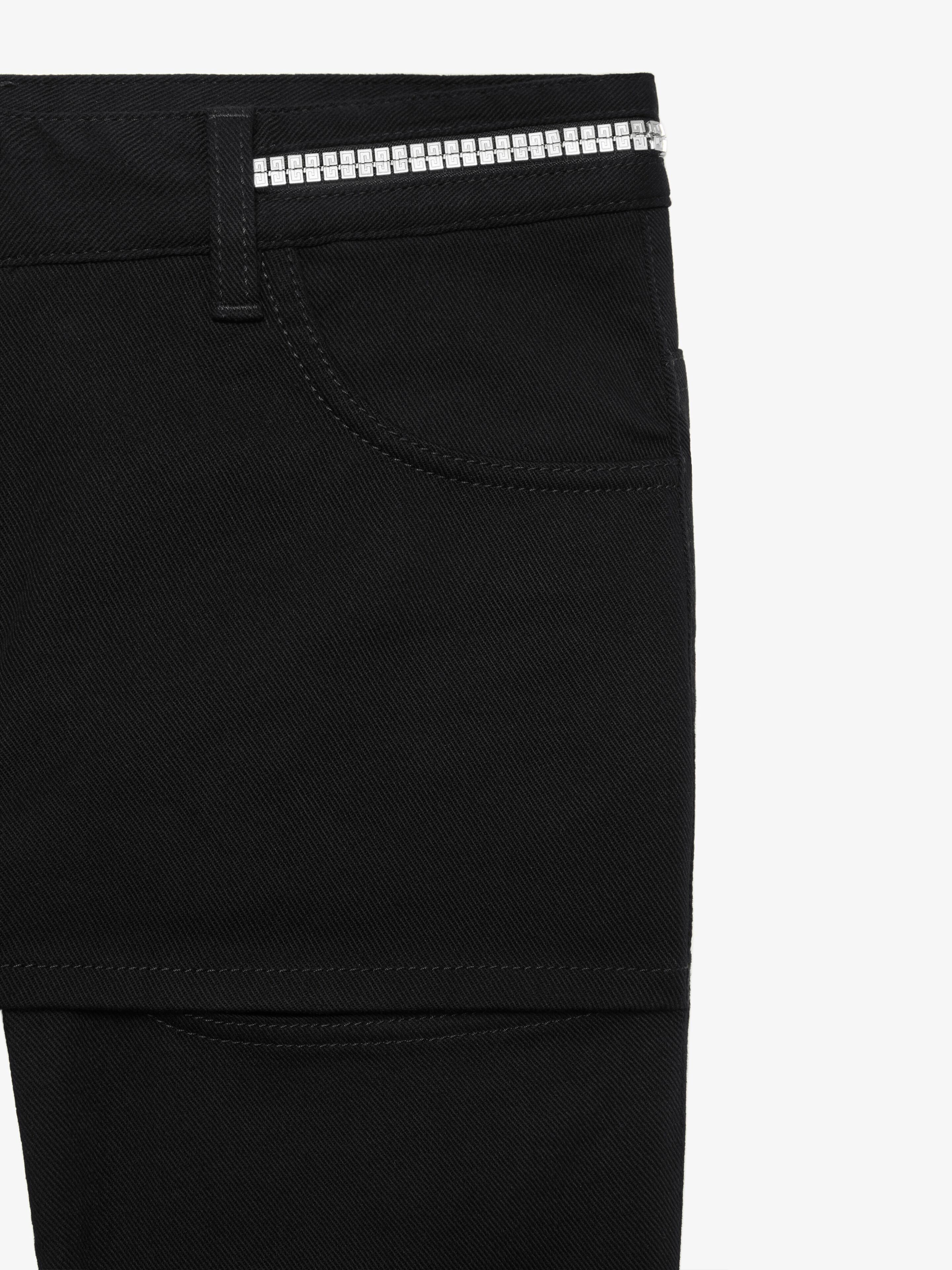 Givenchy o1loc1c0824 Skirt Effect Jeans in Black Size 30" / US 8 / IT 44 - 7 Thumbnail