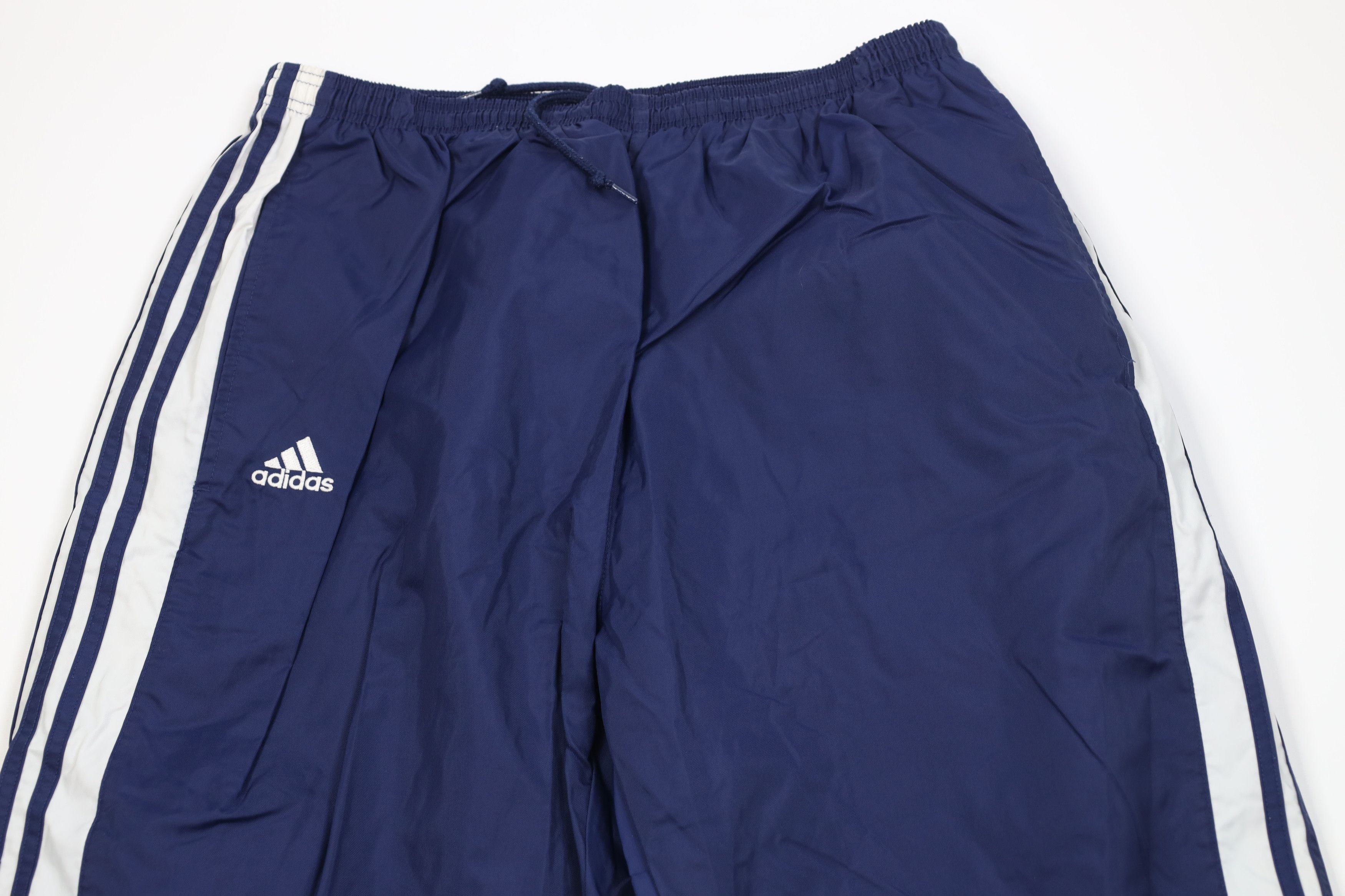 Adidas Vintage 90s Adidas Windbreaker Joggers Pants Blue Nylon Size US 40 / EU 56 - 2 Thumbnail
