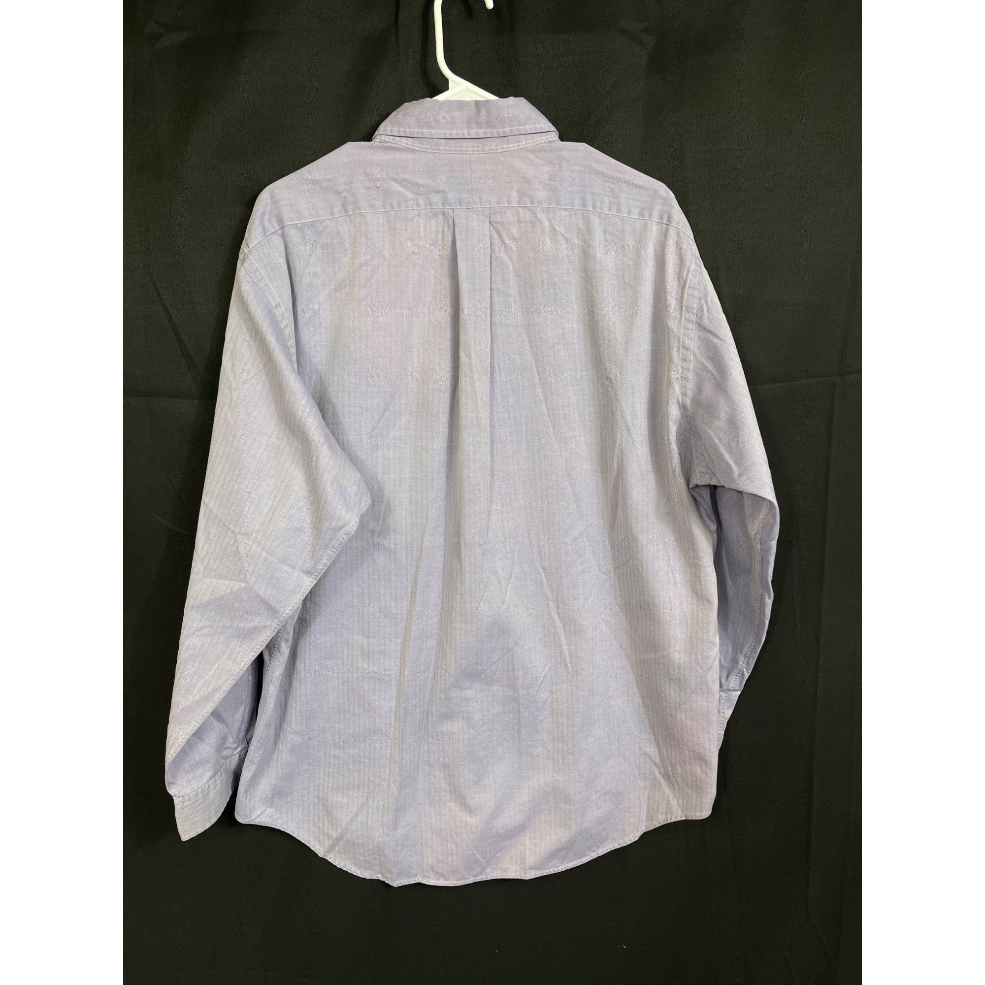 Ralph Lauren Ralph Lauren SKU 7784 Mens Purple Classic Fit Button Down Sh Size US L / EU 52-54 / 3 - 2 Thumbnail
