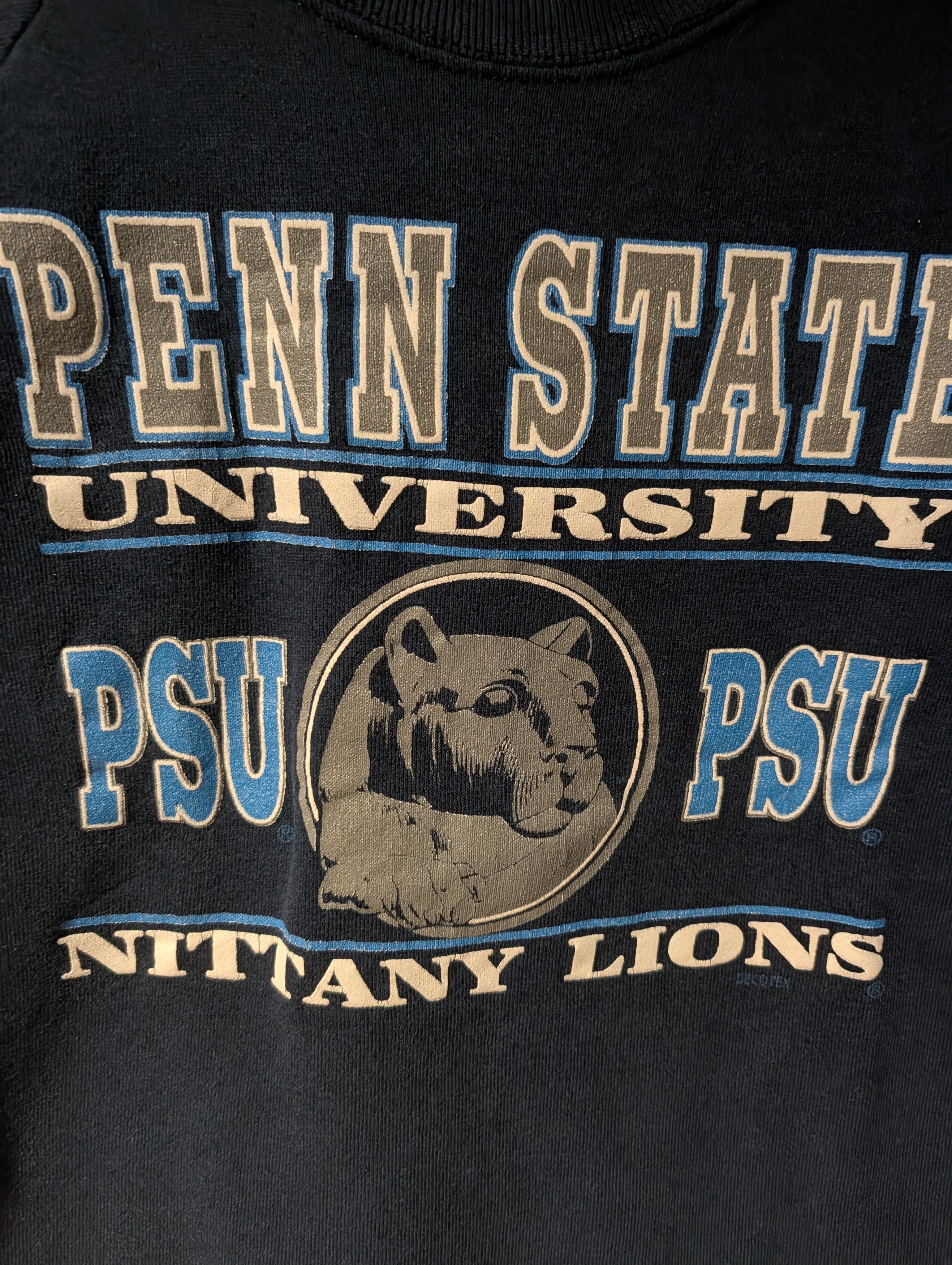 NCAA Vintage 90s Penn State Nittany Lions Sweatshirt KIDS XL Size US XL / EU 56 / 4 - 2 Thumbnail