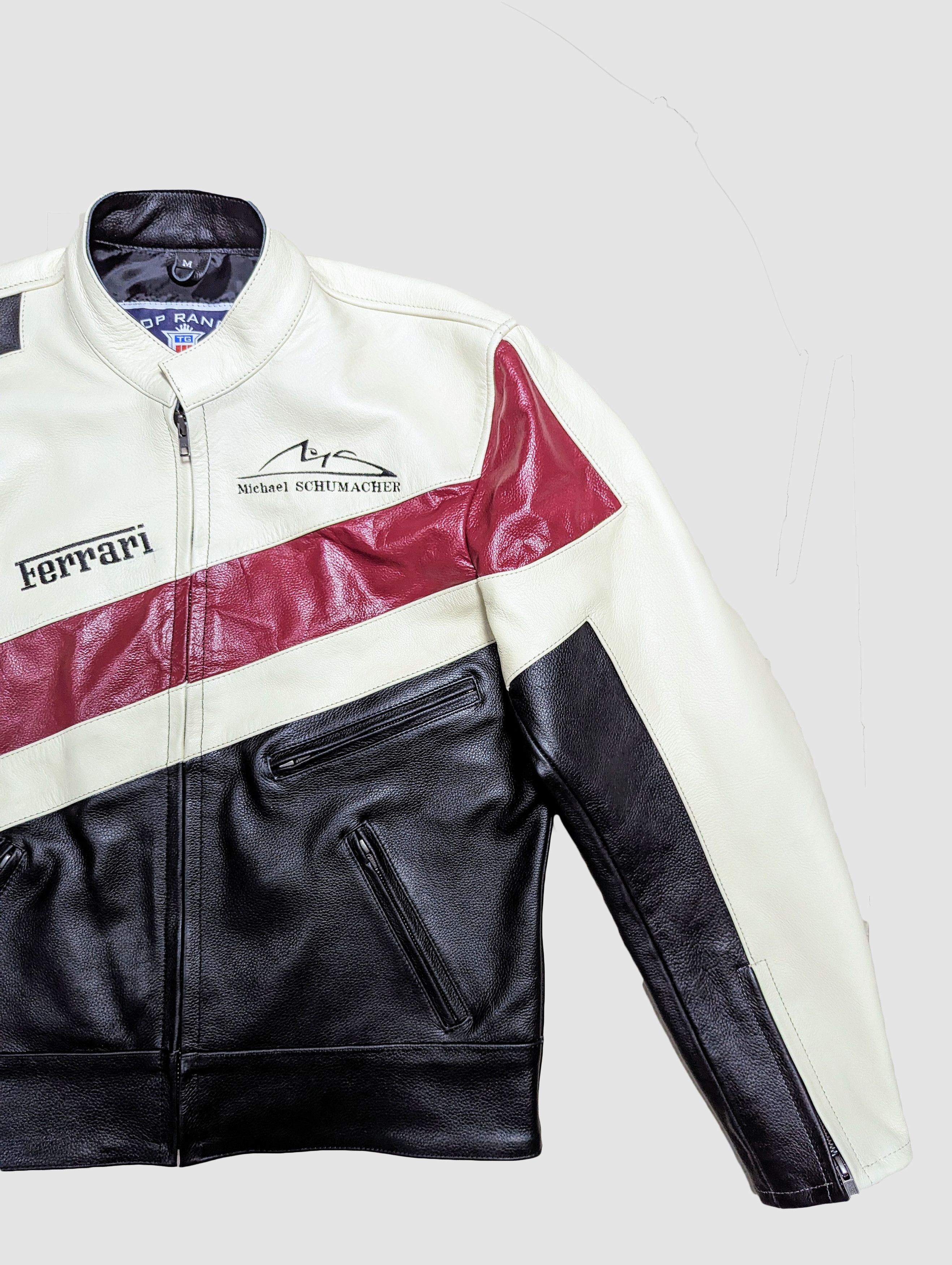 Ferrari Ferrari Leather Jacket Vintage F1 Streetwear "Free Shipping" Size US M / EU 48-50 / 2 - 3 Thumbnail