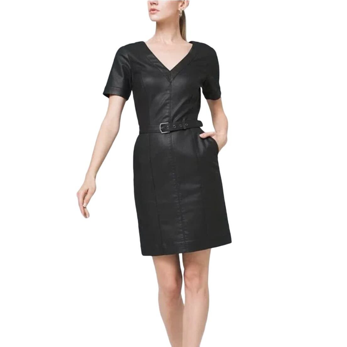 Image of White House Black Market Belted Coated Dress NWT $168, Women's (Size XL)