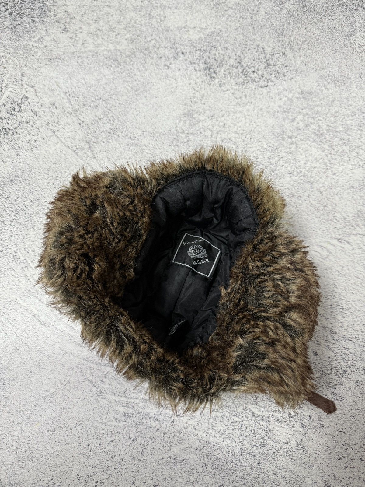 Japanese Brand Y2K Fuzzy Fur Trapper Alt Mohair Cute Hat U.S.S.R Ushanka Size ONE SIZE - 7 Thumbnail