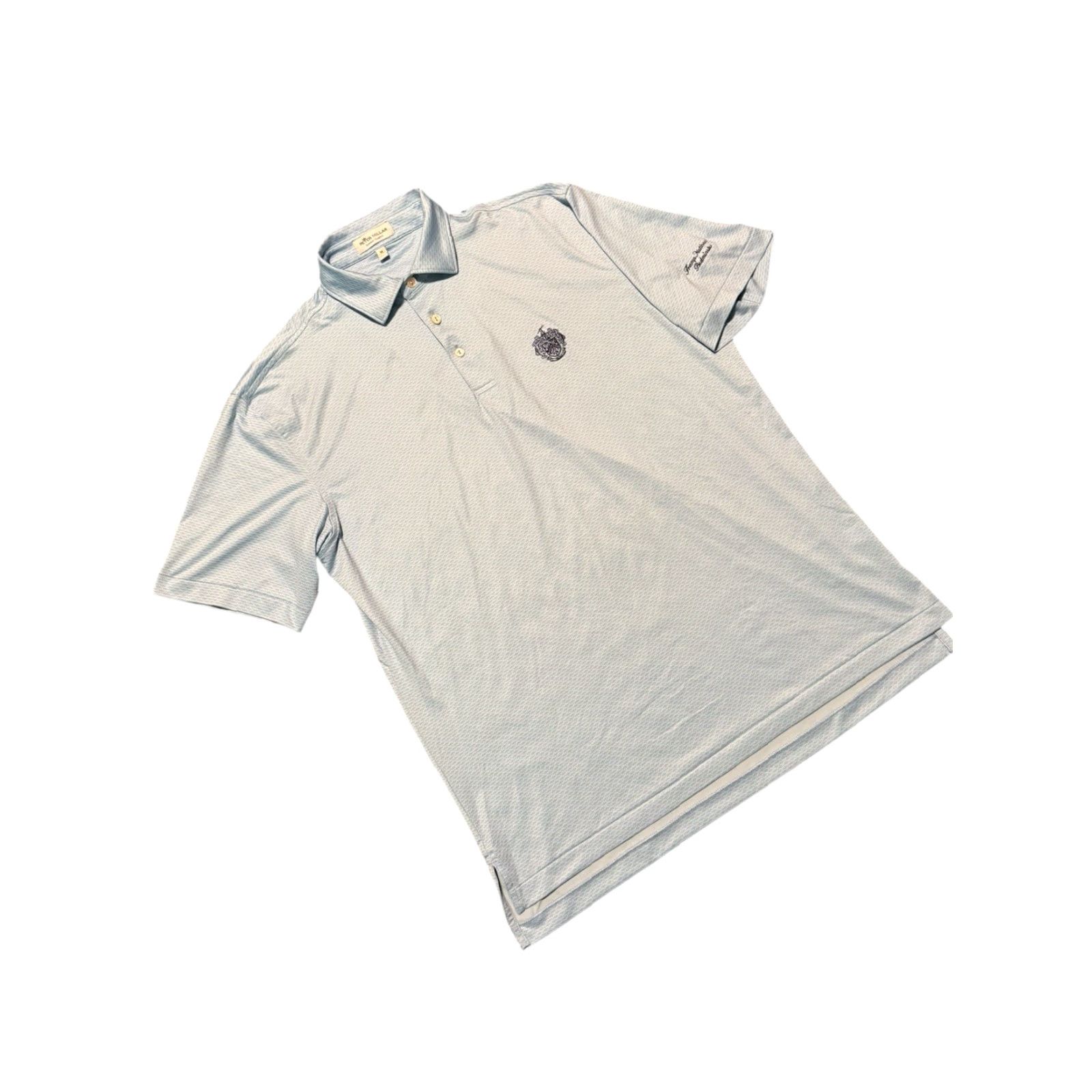 Peter Millar Peter Millar Polo Mens Medium Blue Golf Bedminster Trump National Summer Comfort Size US M / EU 48-50 / 2 - 3 Thumbnail