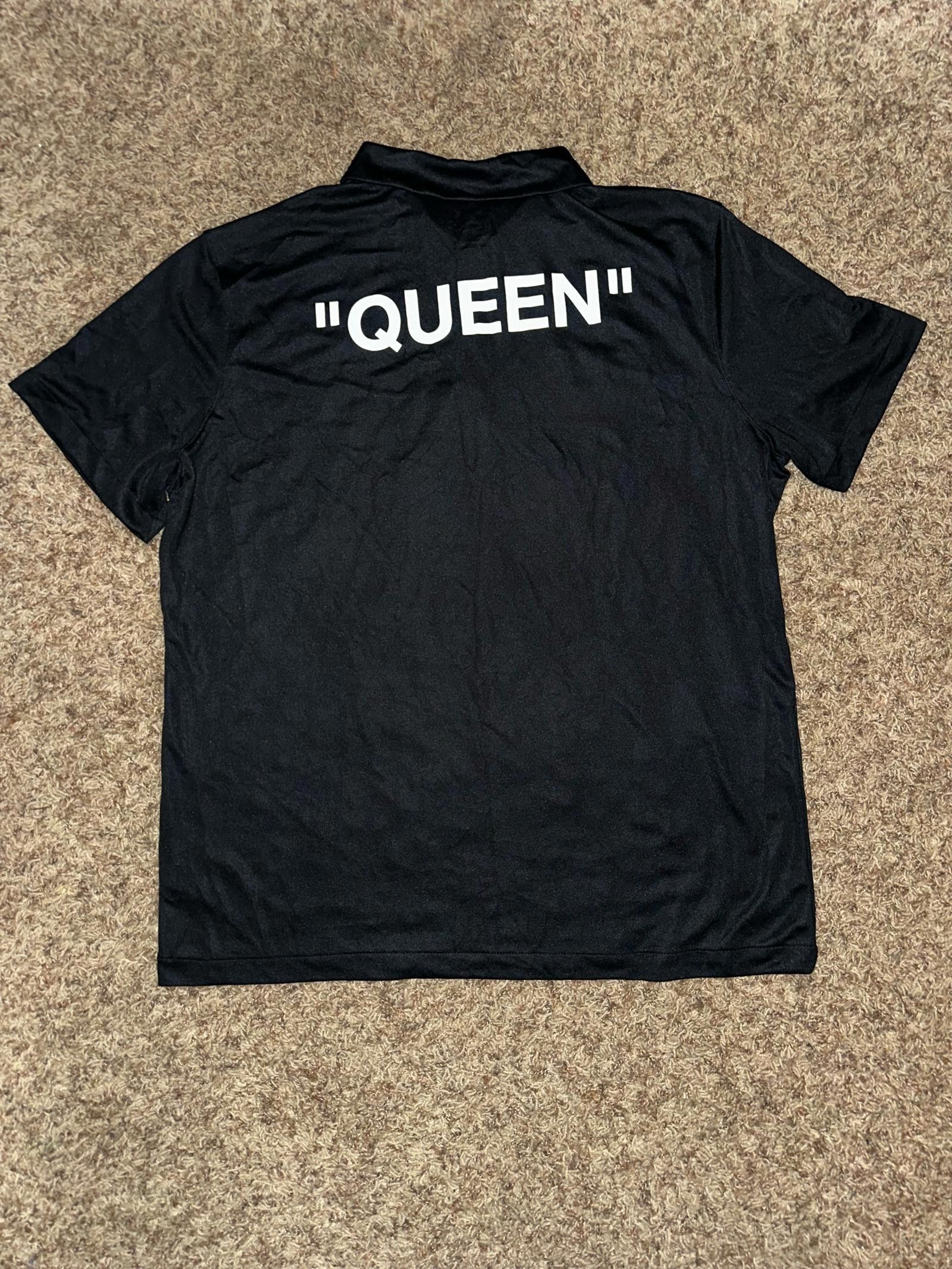 Nike Nike Women’s Off White Virgil Abloh Serena Williams Tennis Polo Shirt Size L / US 10 / IT 46 - 5 Thumbnail