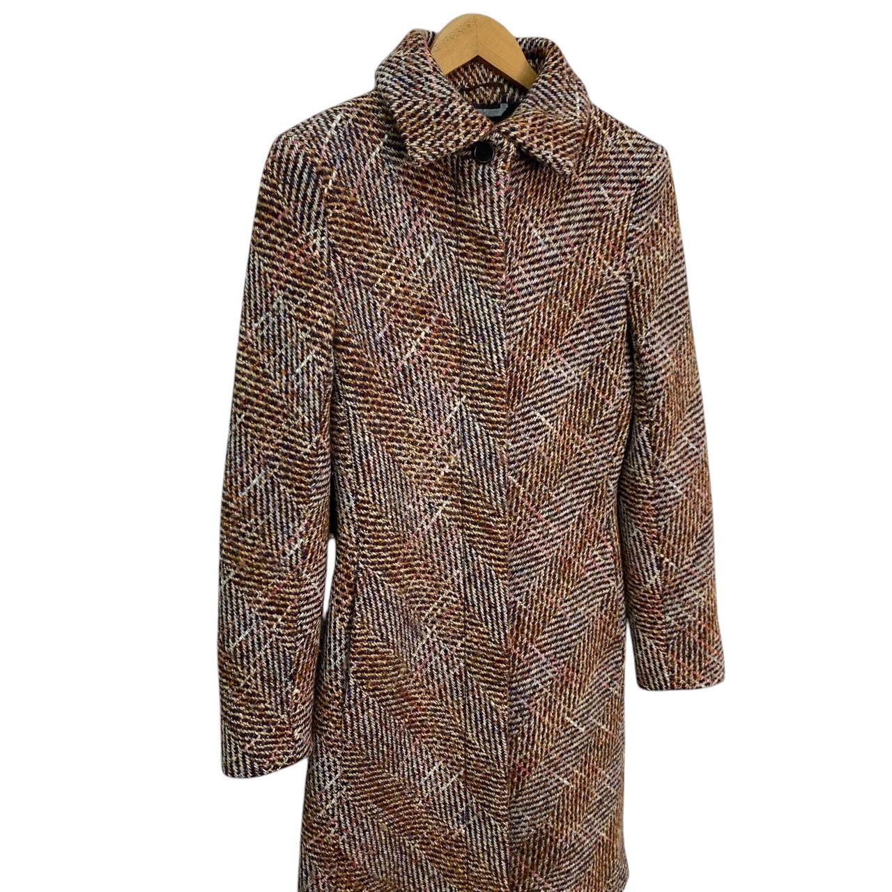 Max Mara MAX MARA TWEED KNITTED LONG COAT Size XS / US 0-2 / IT 36-38 - 6 Thumbnail