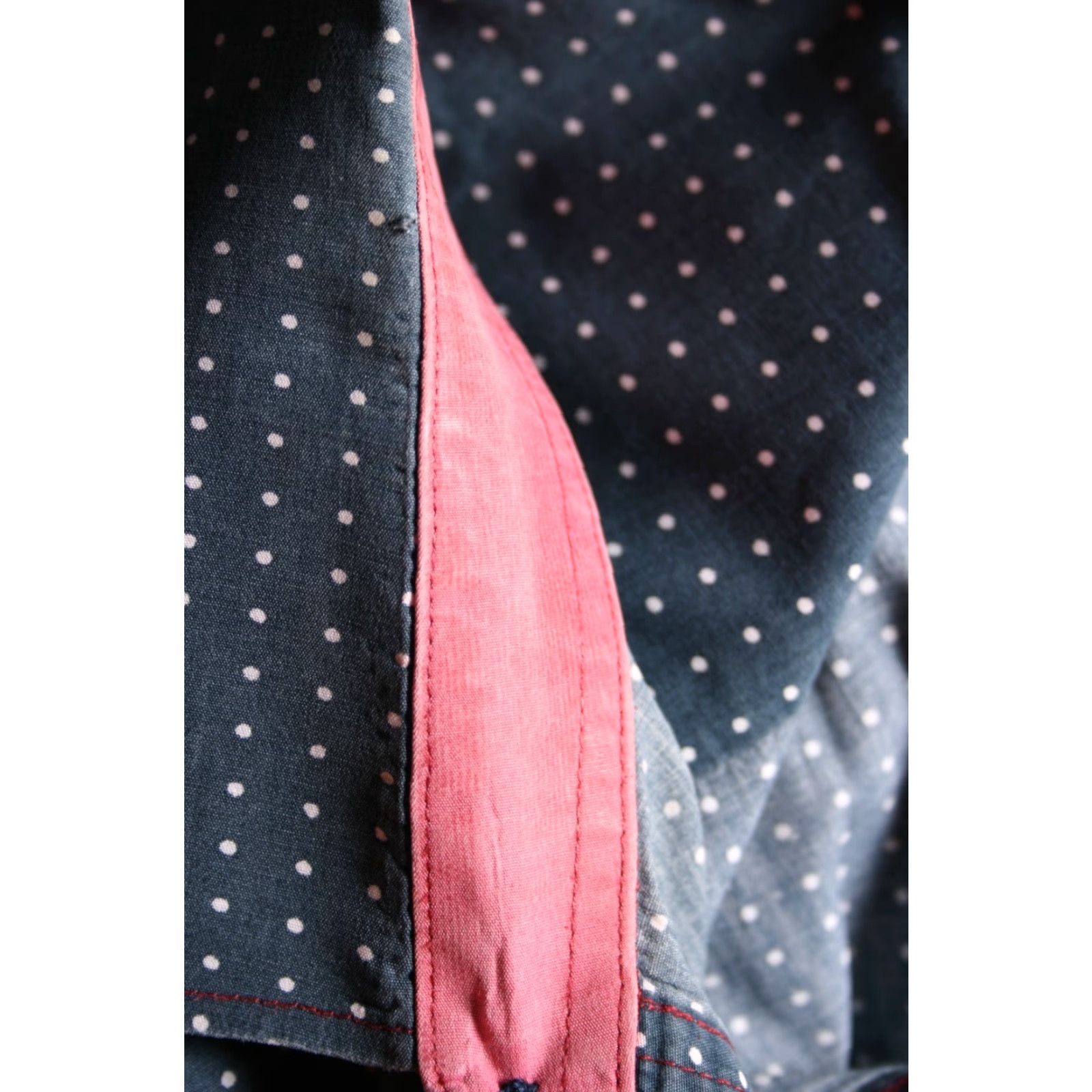 Vintage VINTAGE Le Jean De Marithe Francois Girbaud Blue Polka Dot Short Sleeve Shirt XXL Men Button-Up Size US XXL / EU 58 / 5 - 7 Thumbnail
