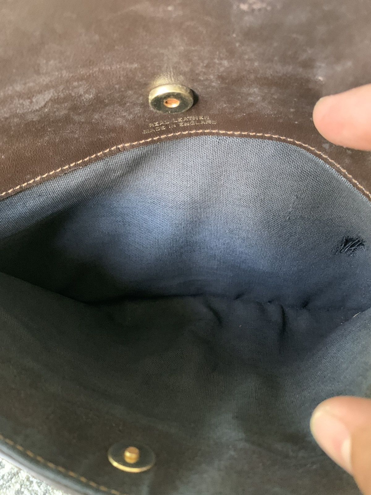 Burberry × Vintage Vintage Burberrys Nova Check Clutch Bag Canvas Beige Size ONE SIZE - 15 Thumbnail