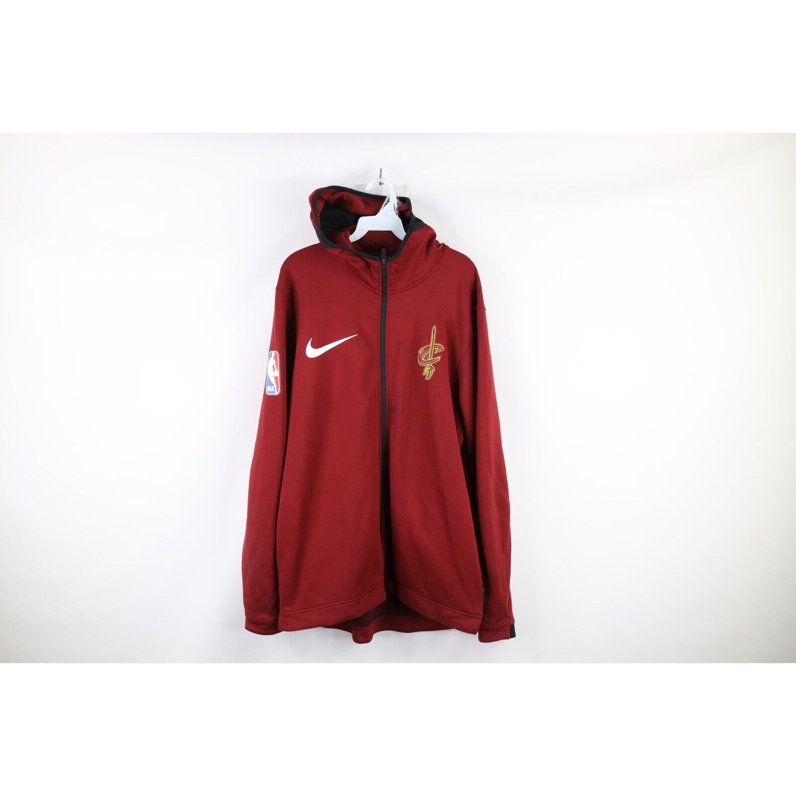 Nike Nike NBA Distressed Cleveland Cavaliers Basketball Hoodie Size US L / EU 52-54 / 3 - 1 Thumbnail