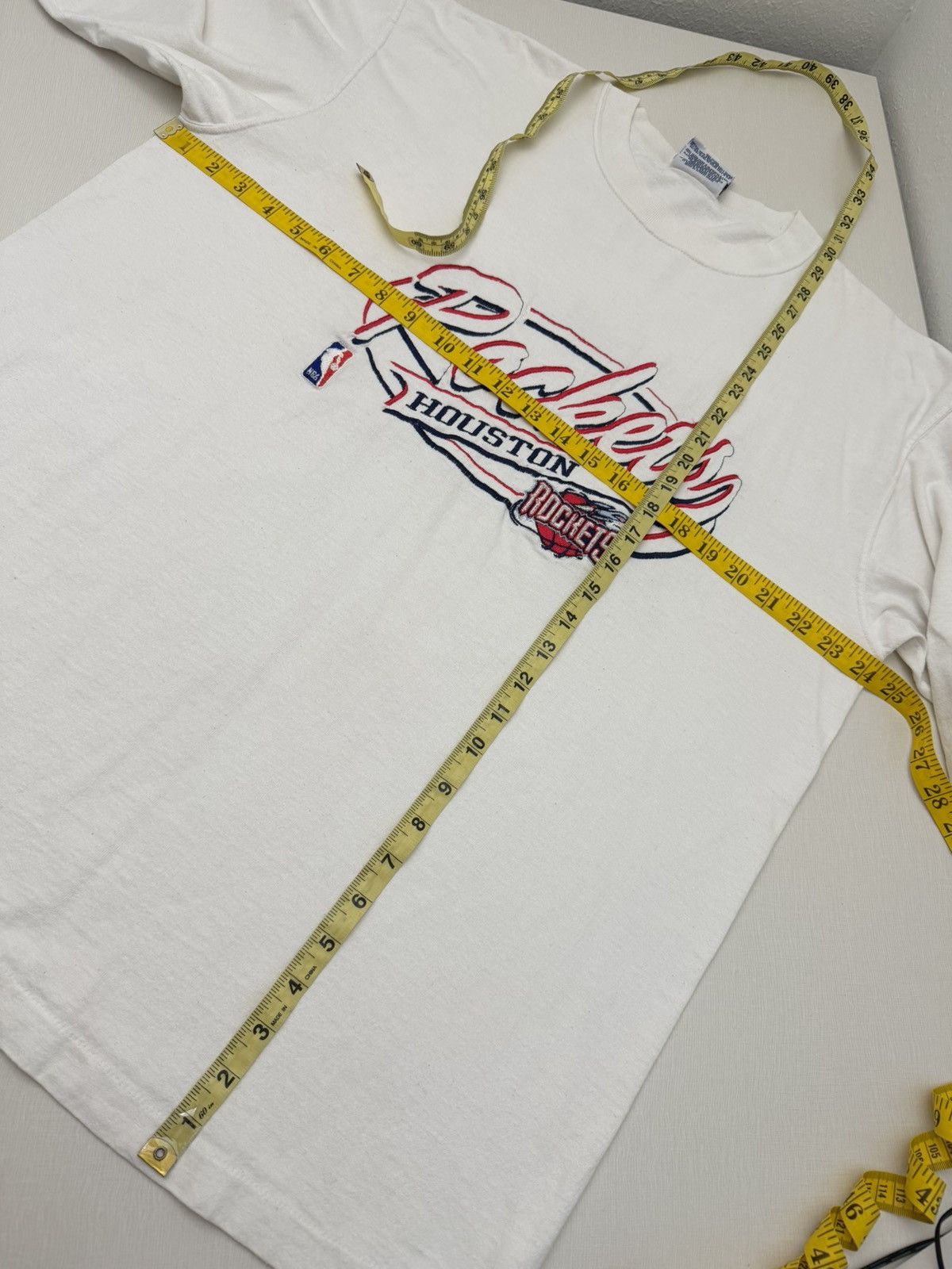 Logo Athletic Vintage 90s Houston Rockets Embroidered XL Logo Athletic USA Size US XL / EU 56 / 4 - 5 Thumbnail