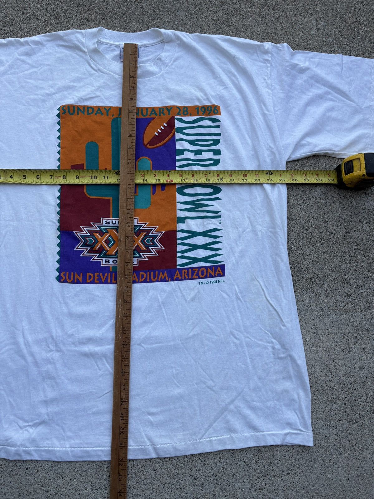 NFL Vintage 1996 NFL “Super Bowl XXX” White T-Shirt Size XXL Size US XXL / EU 58 / 5 - 5 Thumbnail