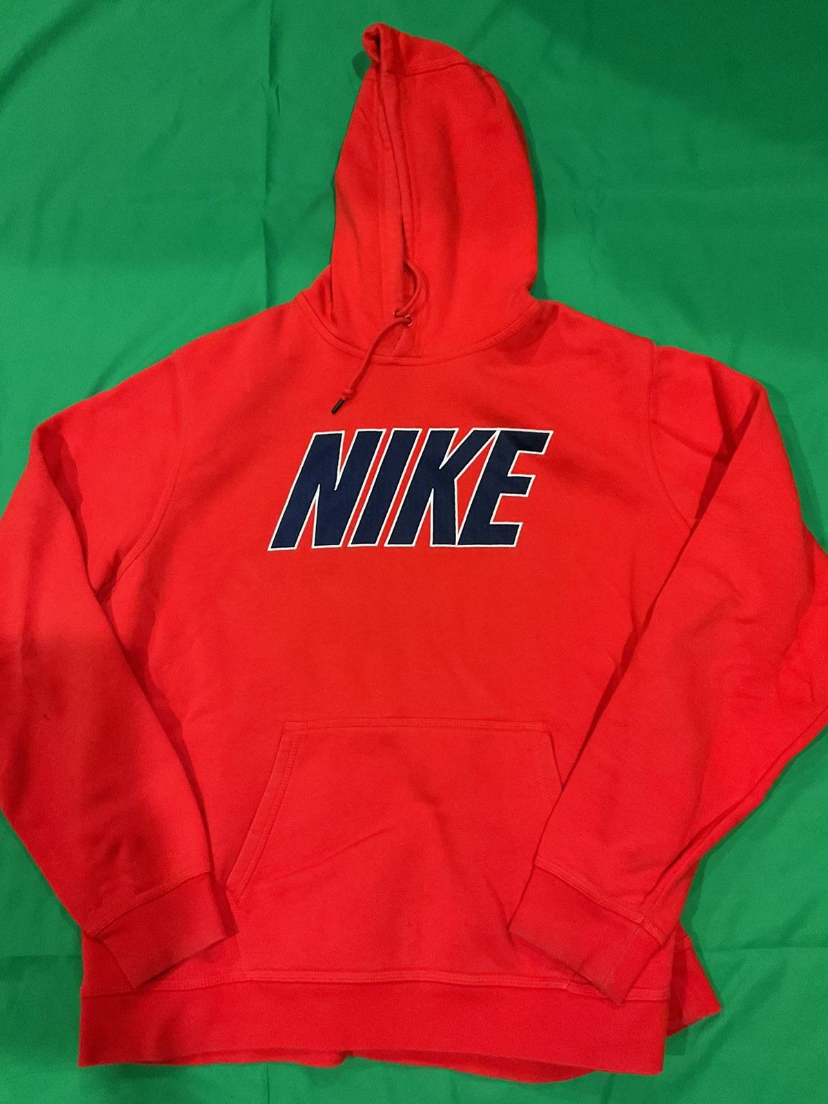 Nike × Vintage Vintage Nike hoodie spell out Size US XXL / EU 58 / 5 - 1 Thumbnail