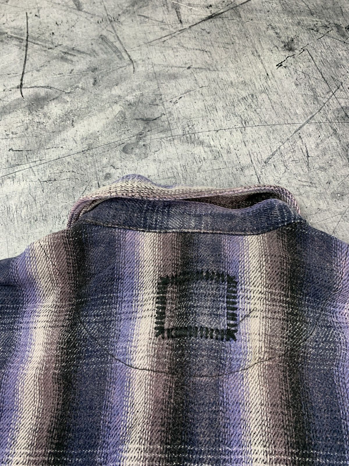 tigha TIGHA FLANNEL OVERSHOT SHIRT PURPLE HEAVY WEIGHT LUXURY TOP Size US S / EU 44-46 / 1 - 10 Thumbnail