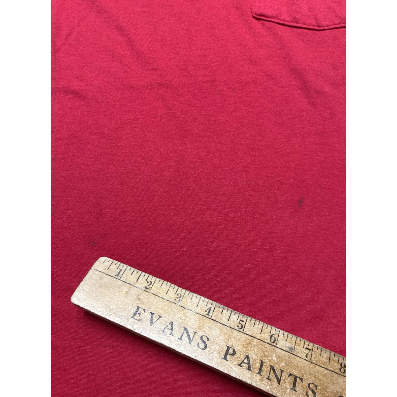 Fruit Of The Loom VINTAGE Fruit of the Loom T-Shirt Pocket Red Blank Adult XL Mens Size US XL / EU 56 / 4 - 2 Thumbnail