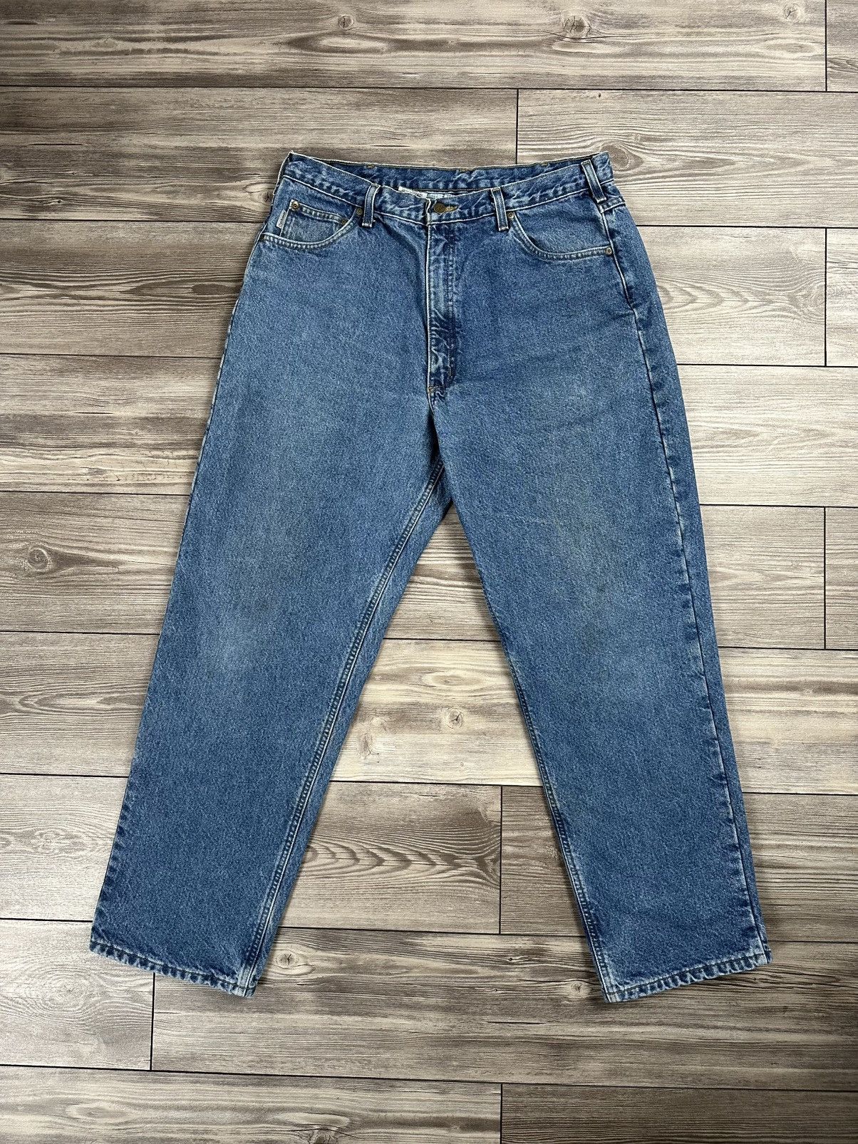 Carhartt × Vintage Carhartt Flannel Lined Jeans Size US 37 - 3 Thumbnail