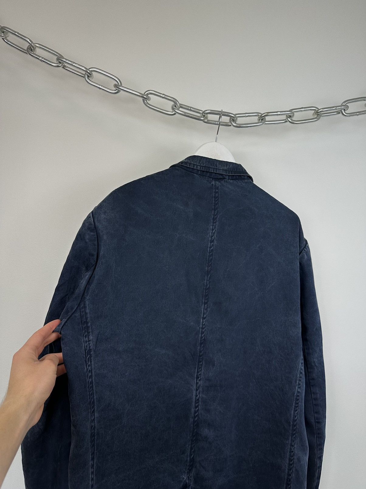 Balmain Vintage Balmain Designer Tencel Fabric Dyed Blazer Jacket Size 46R - 12 Thumbnail