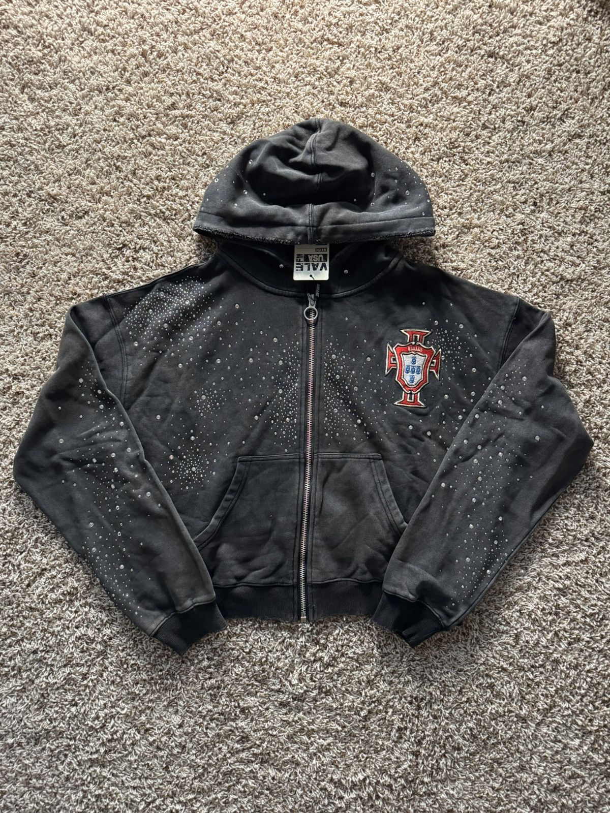 Vale Vale Hulk Armor zip up hoodie valelives valeforever | Grailed