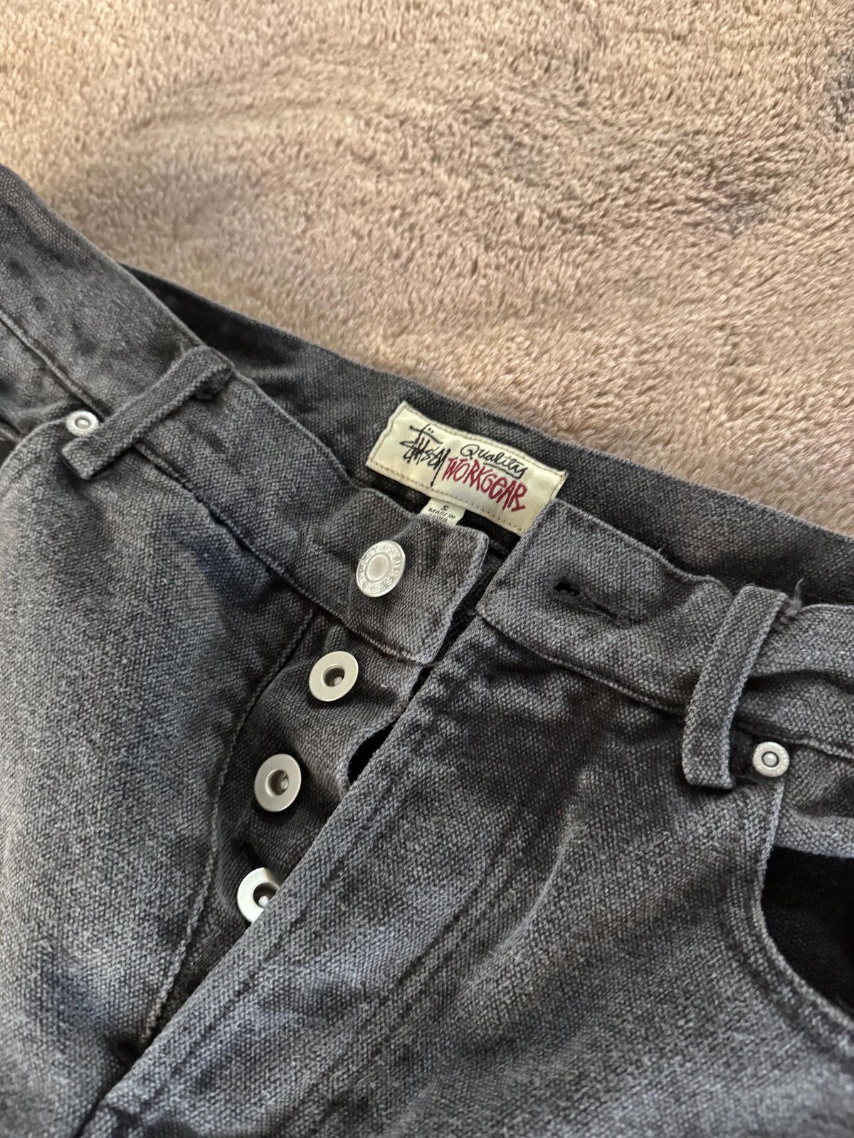 Stussy Stussy Quality Workgear Black Denim Jeans Size US 30 / EU 46 - 6 Thumbnail