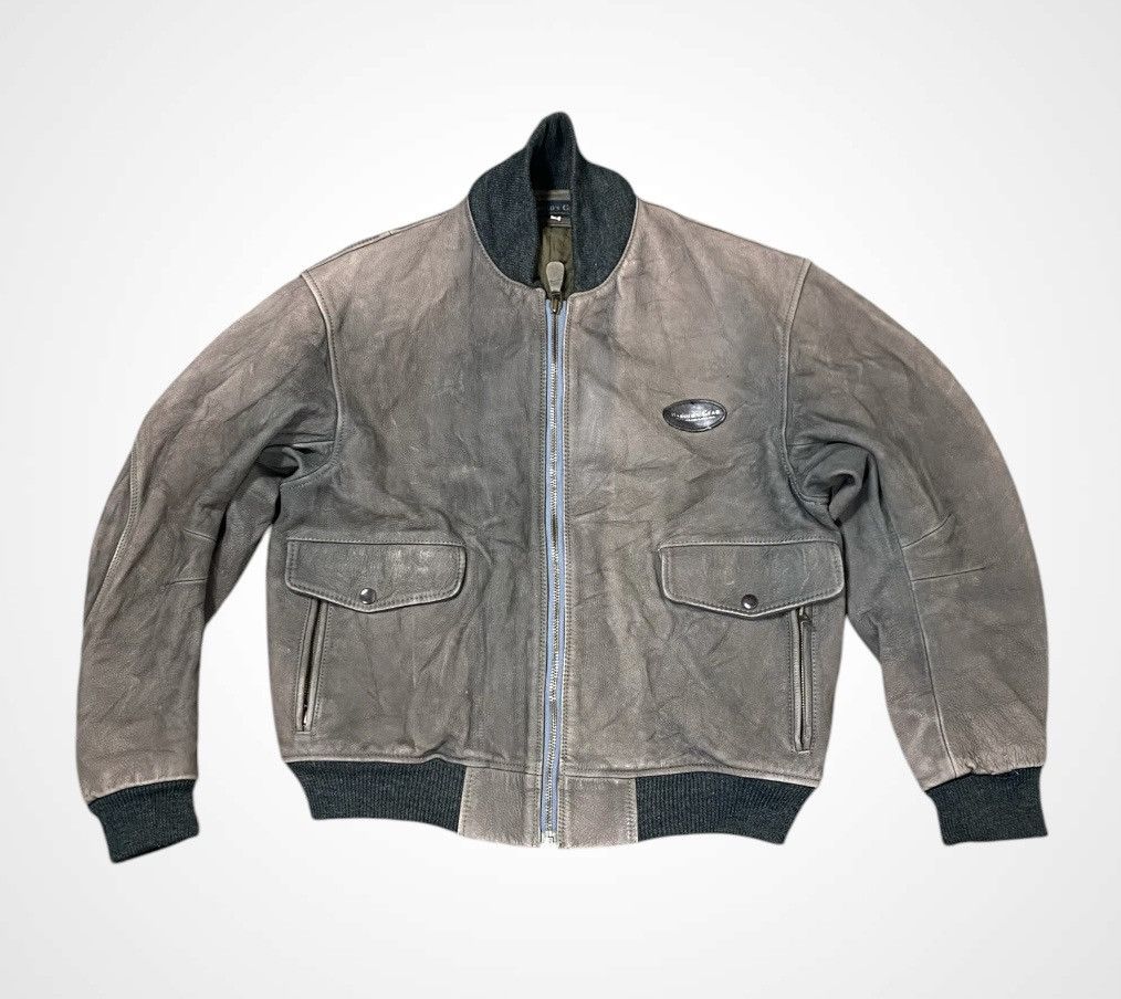 Genuine Leather Vintage Harolds Gear Leather Jacket Size US M / EU 48-50 / 2 - 3 Thumbnail
