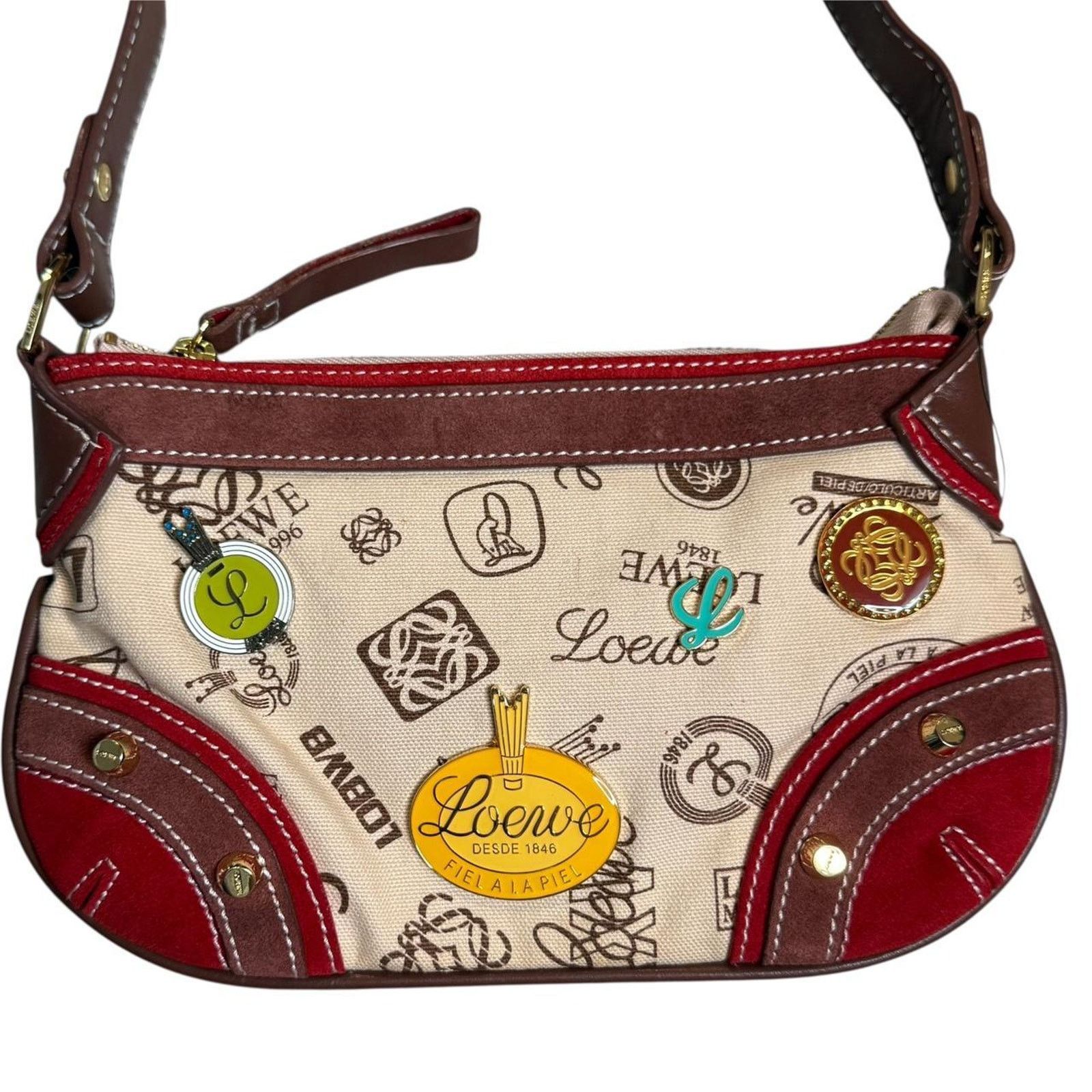 Loewe Loewe 160th Anniversary Mini Shoulder Bag Pins (2006) Size ONE SIZE - 3 Thumbnail