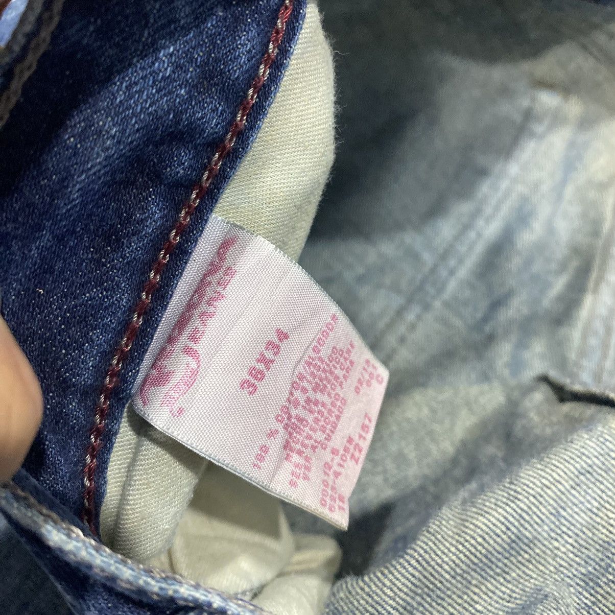 Hysteric Glamour × Japanese Brand × Le Grande Bleu (L.G.B.) Sick☠️ Arizona Mud Wash Relaxed Straight Jeans Denim 90s Size US 38 / EU 54 - 8 Thumbnail