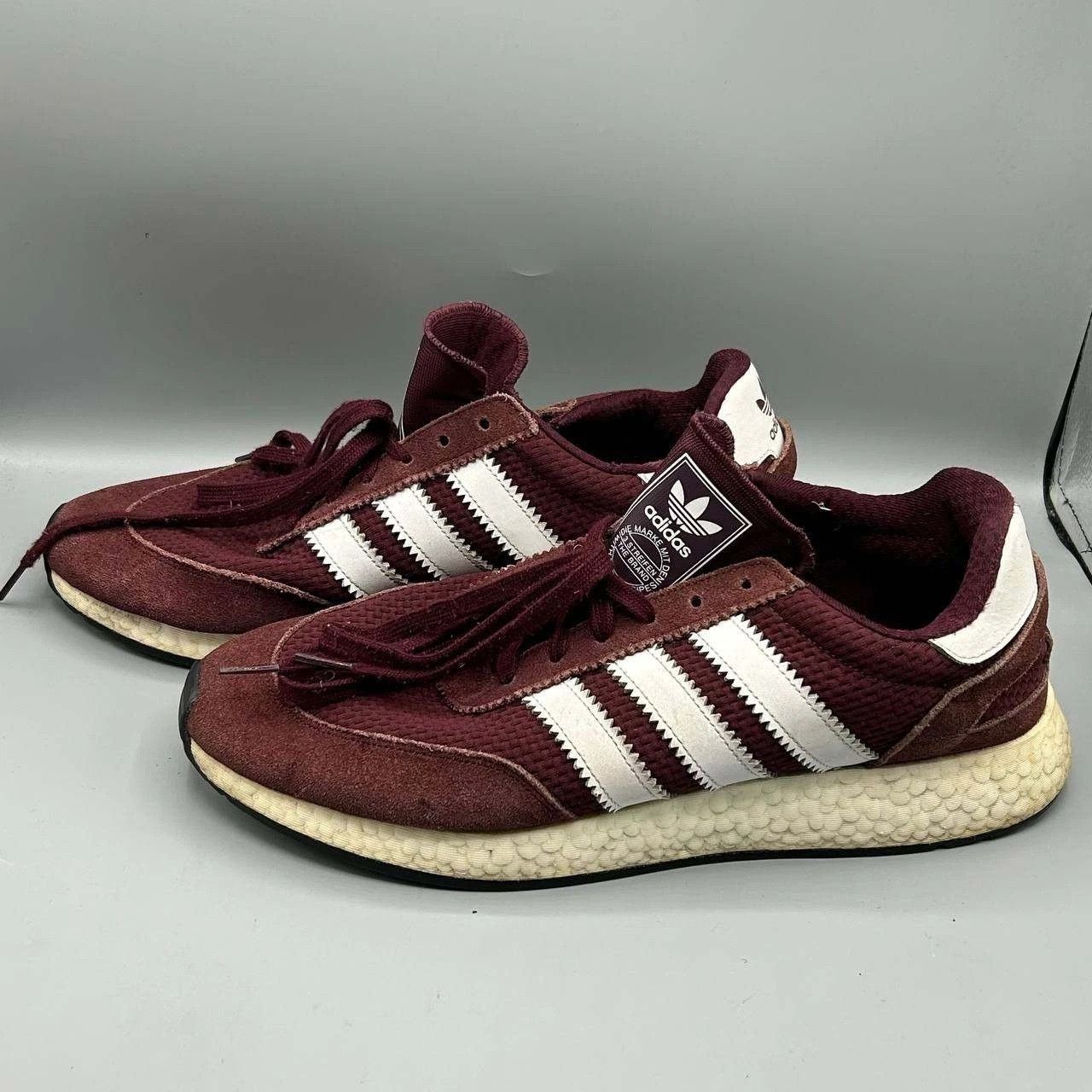 Adidas Adidas I-5923 Sneakers Shoes Men 12 Maroon Athletic D97210 Size US 12 / EU 45 - 10 Thumbnail