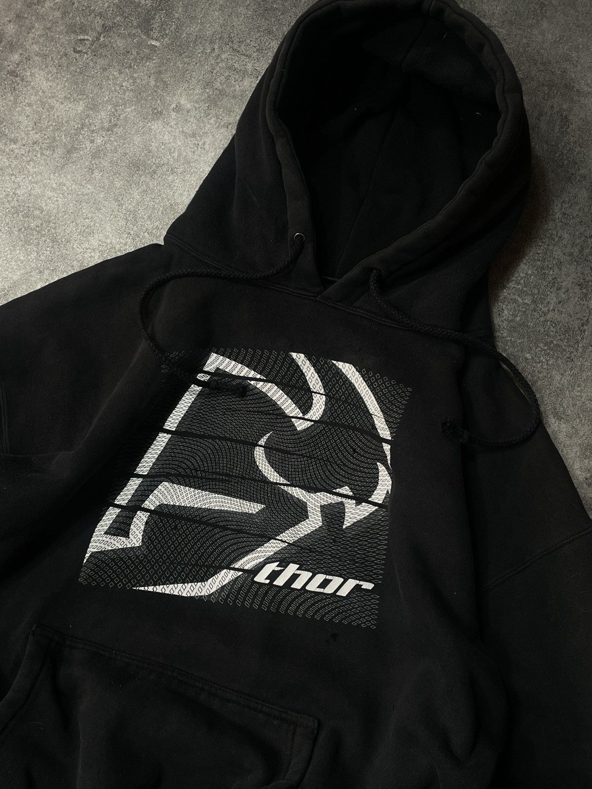 Vintage Vintage Y2K Hype Streetwear Hoodie Thor Distressed Size US S / EU 44-46 / 1 - 2 Thumbnail
