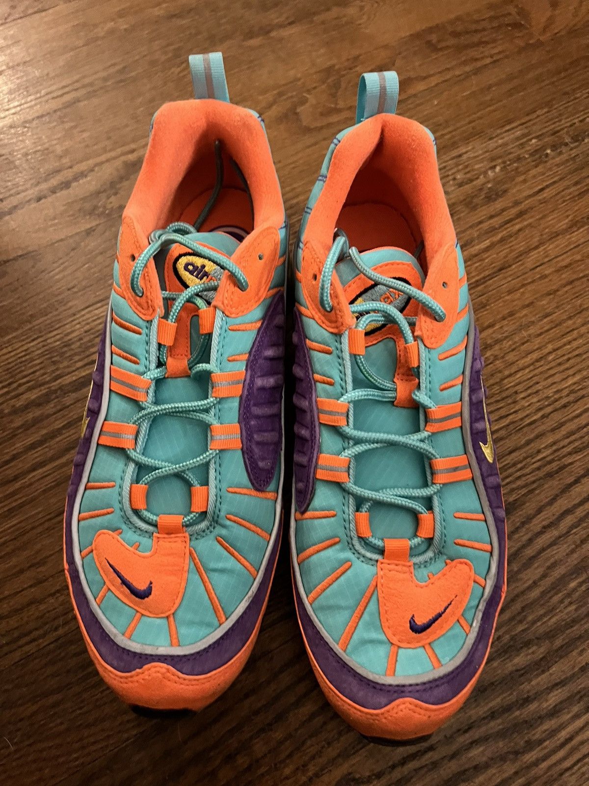 Nike Nike Air Max 98 QS Cone/Tour Yellow-Hyper Grape Size 9 Size US 9 / EU 42 - 4 Thumbnail