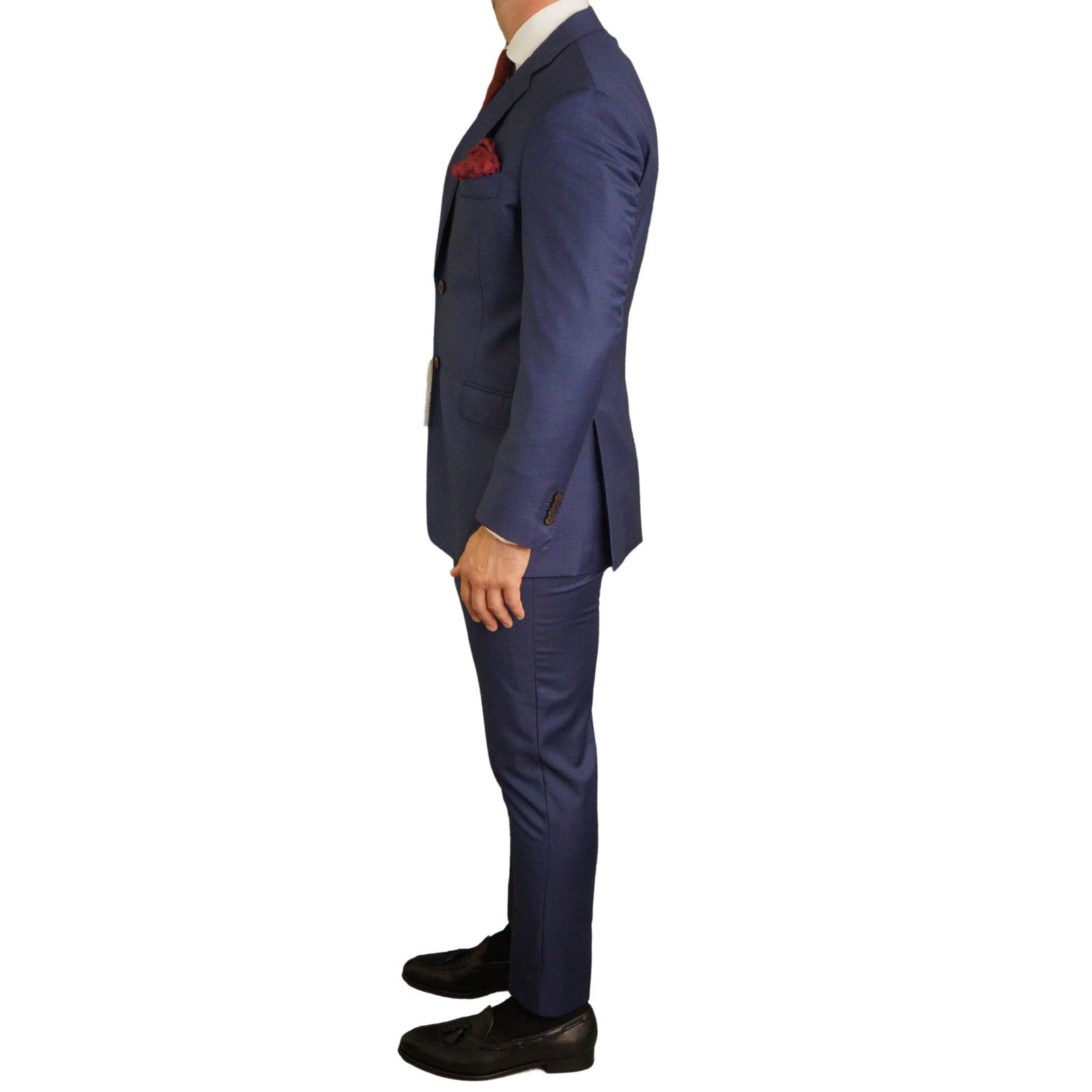 Suitsupply Men Suitsupply Suit Napoli Single Breasted Zignone US42L Size 42L - 4 Thumbnail