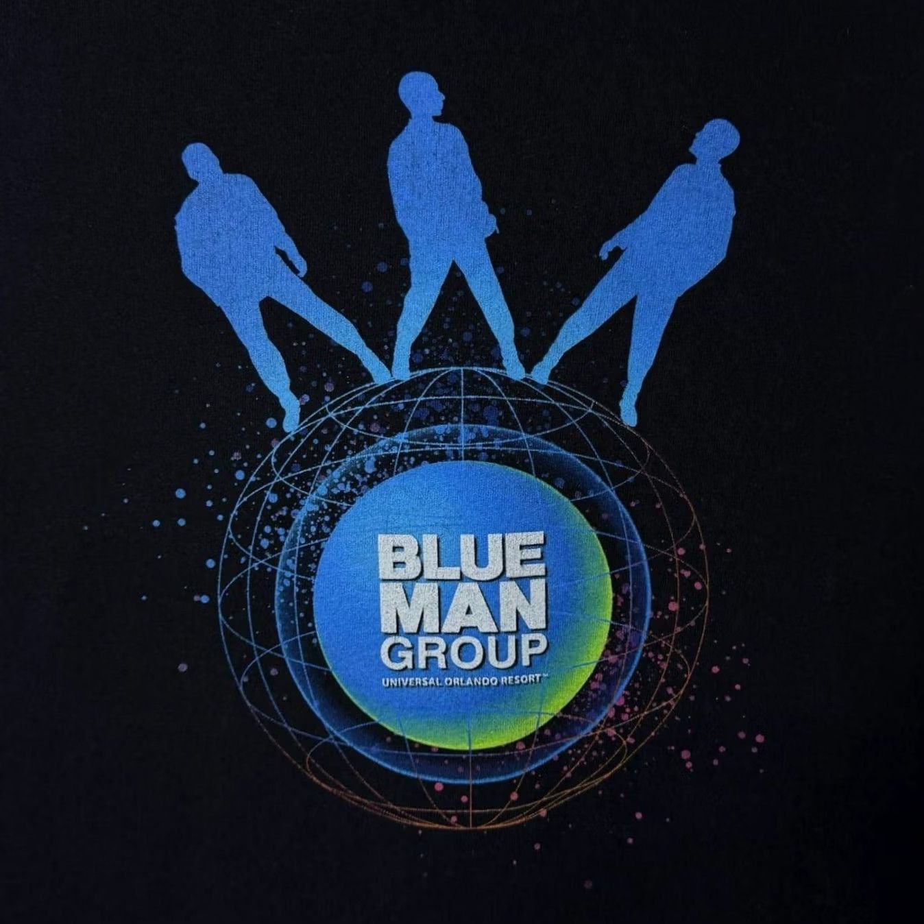 Vintage VINTAGE Universal Orlando Blue Man Group USA Tourist Graphic Black T-Shirt XL Mens Short Sleeve Cotton New title Size US XL / EU 56 / 4 - 3 Thumbnail