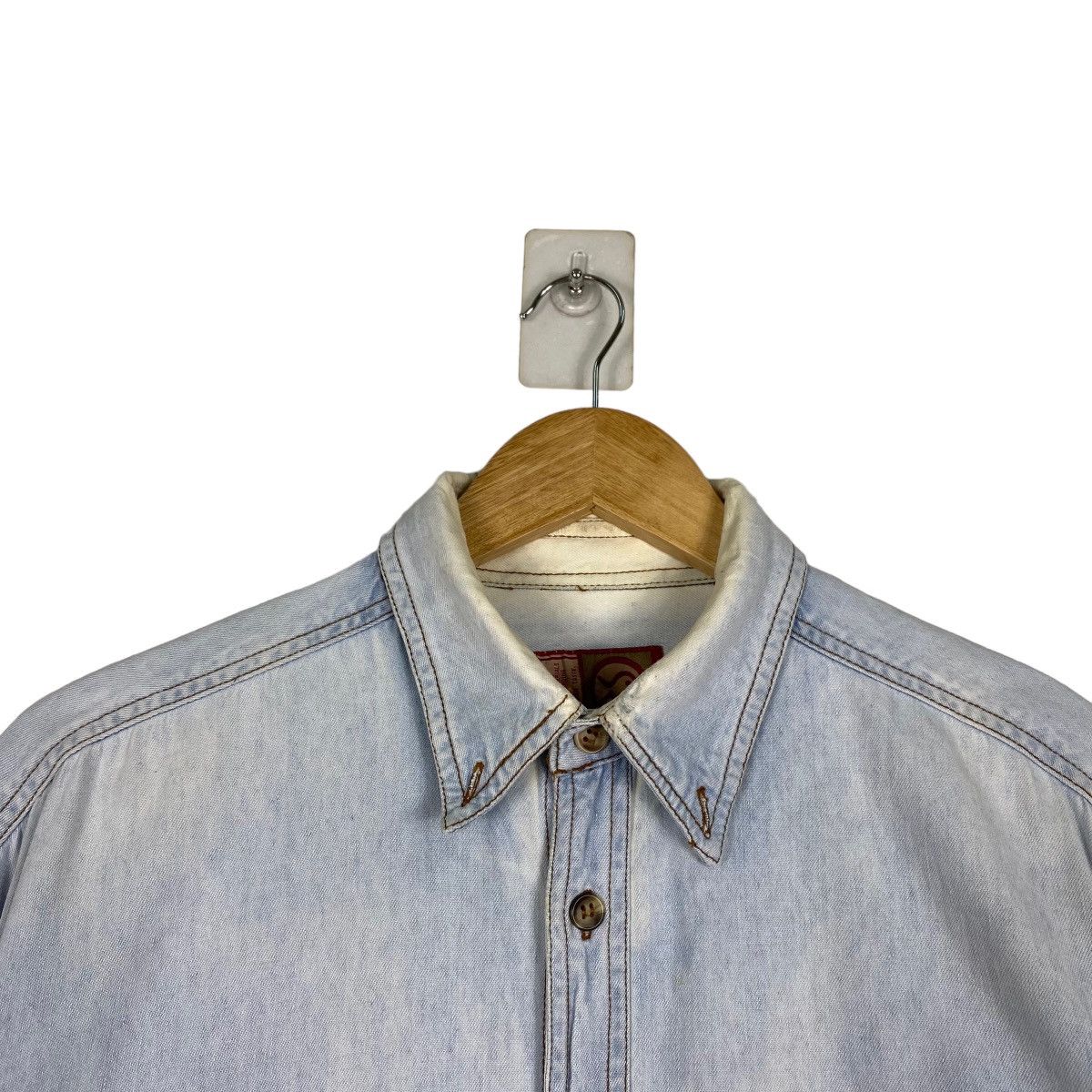 Japanese Brand Durghscott Denim Shirt Size US M / EU 48-50 / 2 - 5 Thumbnail