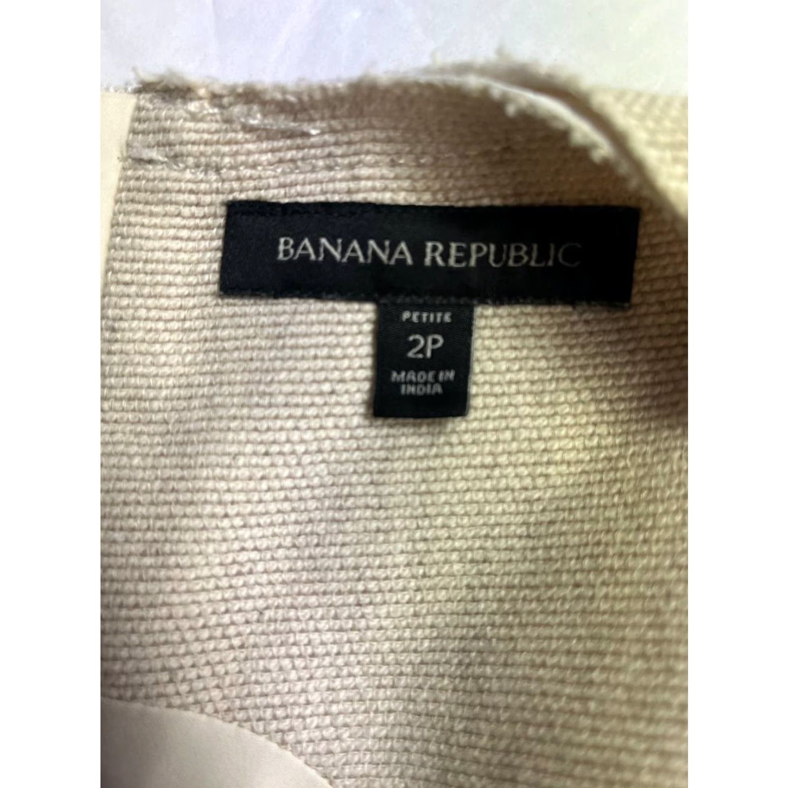Banana Republic Banana Republic Dress Sheath Knit Peplum Sleeveless 2P Beige Pencil Business Party Workwear Lined Stretch Solid Vintage No Size XS / US 0-2 / IT 36-38 - 7 Thumbnail