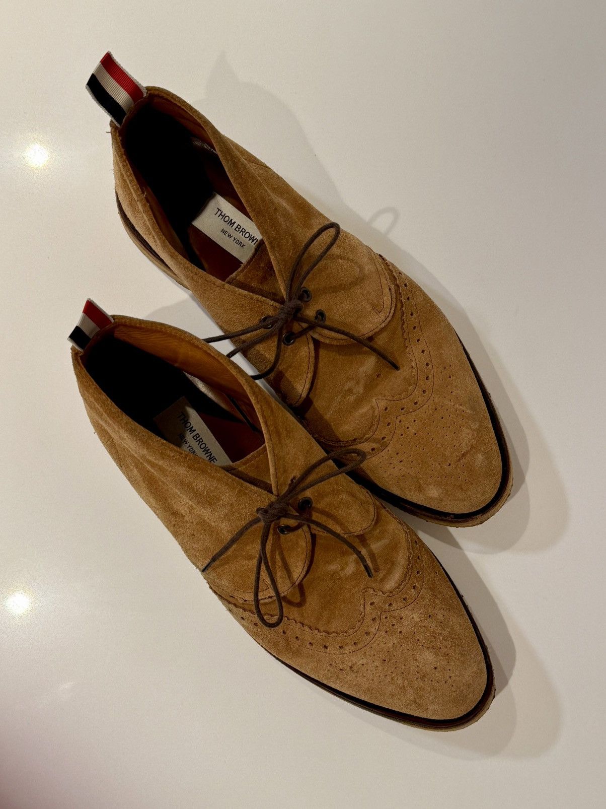 Thom Browne Thom Browne Made in England Suede Chukka Boots – Crepe Sole Size US 12 / EU 45 - 4 Thumbnail