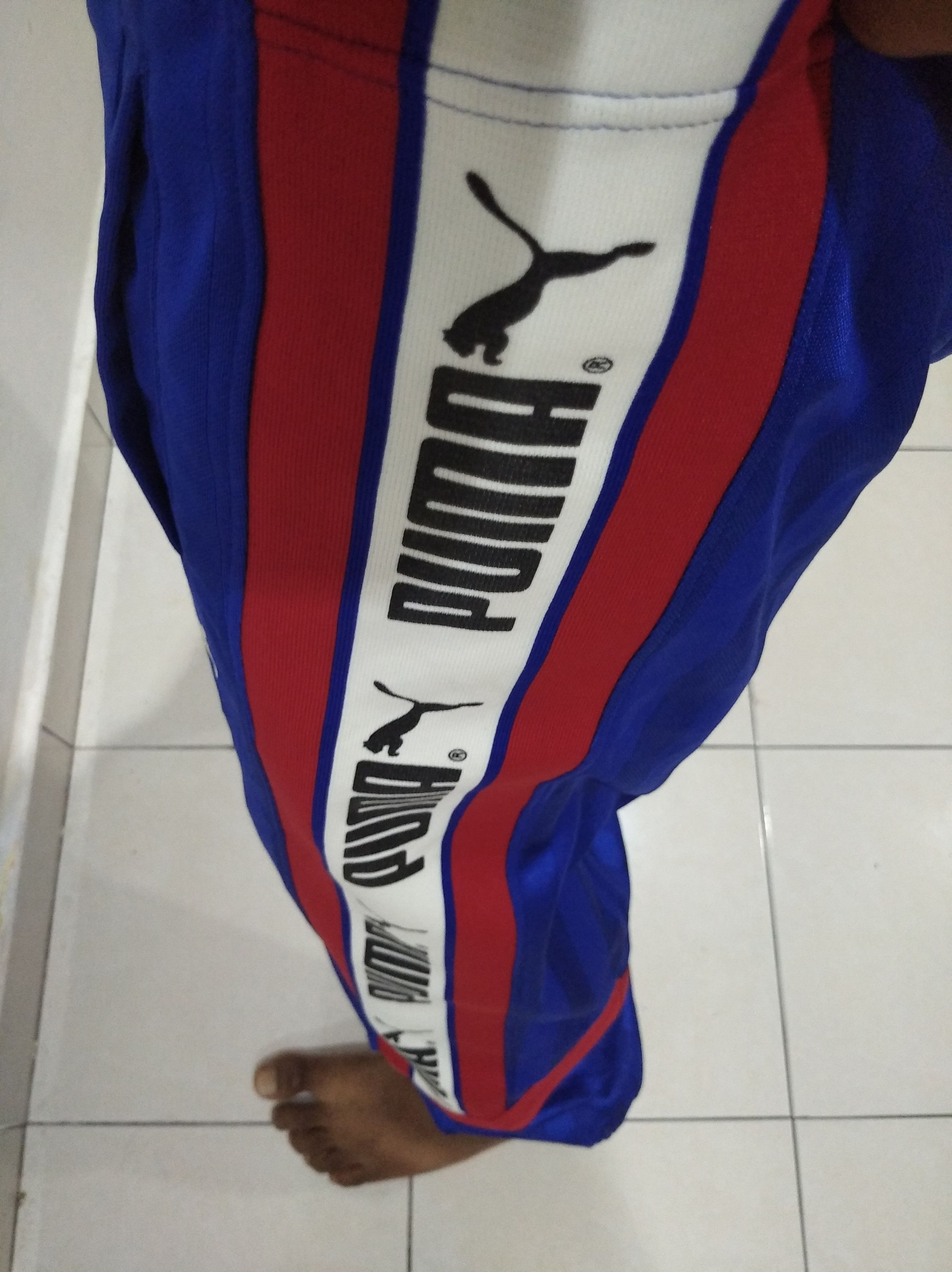Puma × Vintage Vintage 90's Puma Sidetape logo track pant Size US 34 / EU 50 - 8 Thumbnail