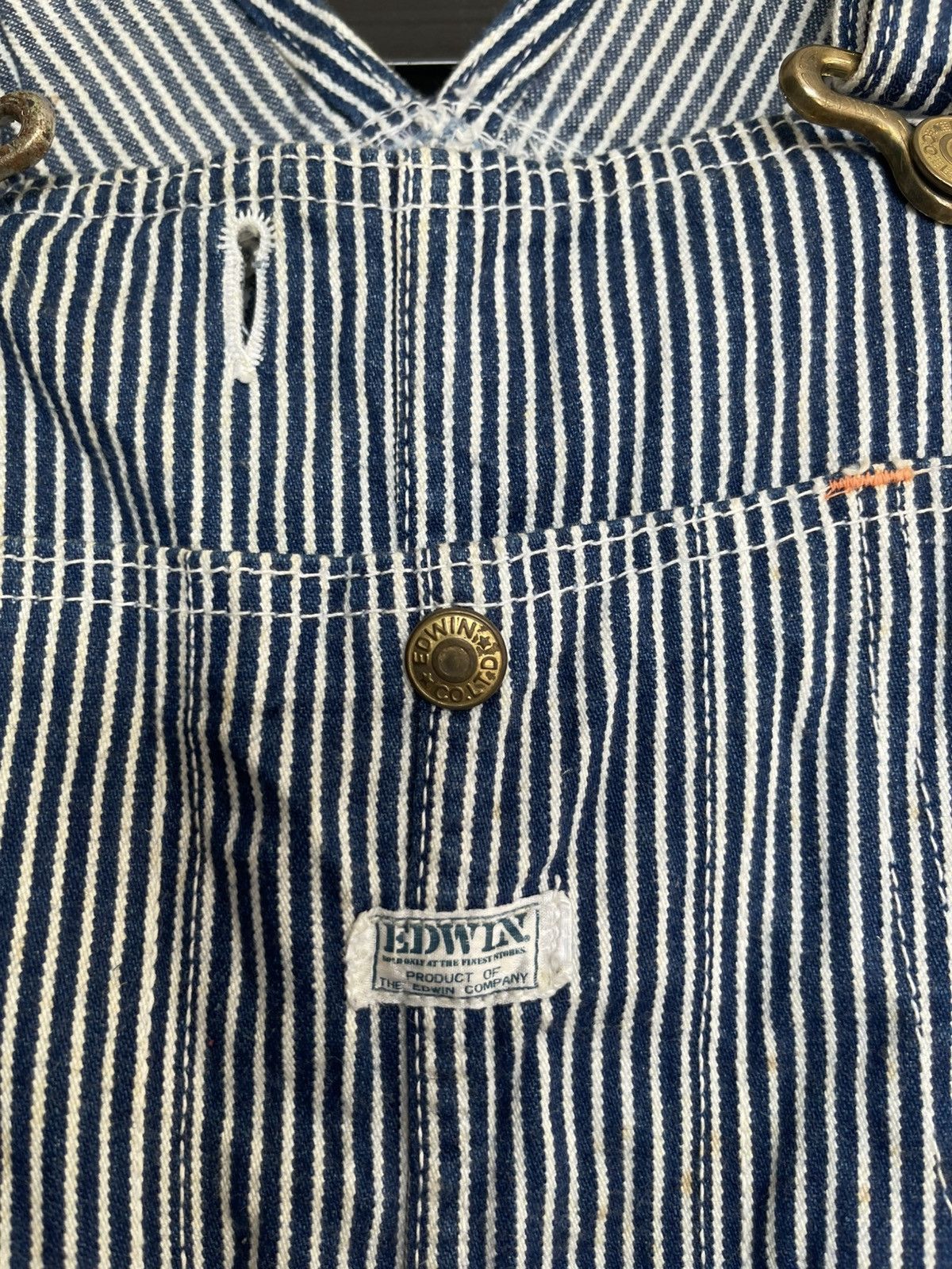 Edwin × Vintage Edwin Hickory Overall Over Works Size US 32 / EU 48 - 2 Thumbnail